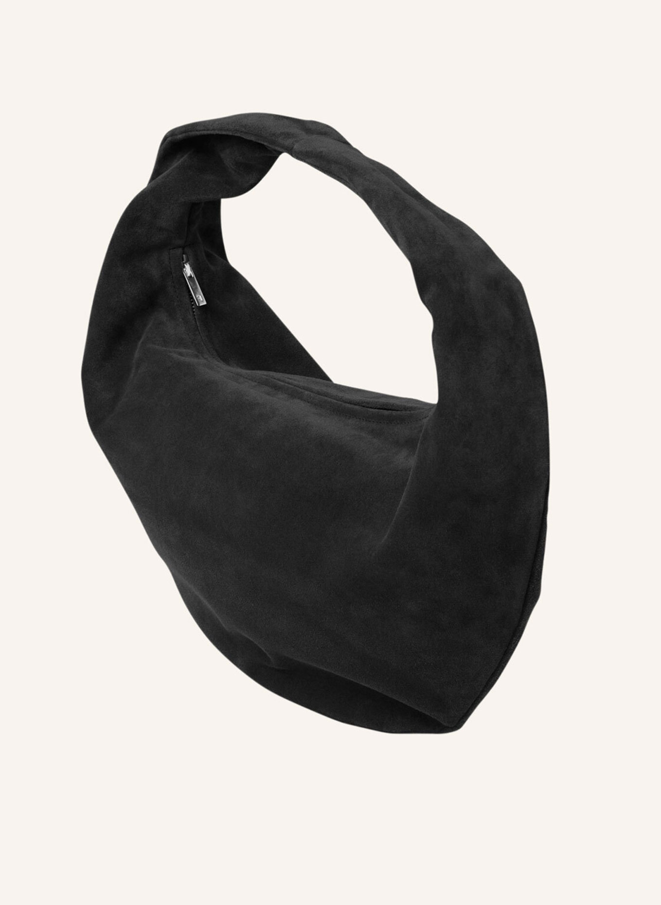 Flattered Hobo-Bag ALVA, Farbe: BLACK SUEDE (Bild 2)