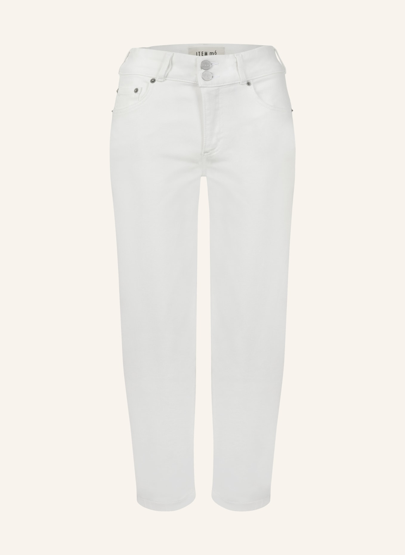 ITEM m6 Jeans-Culotte CROPPED HIGH RISE DENIM, Farbe: WEISS (Bild 1)