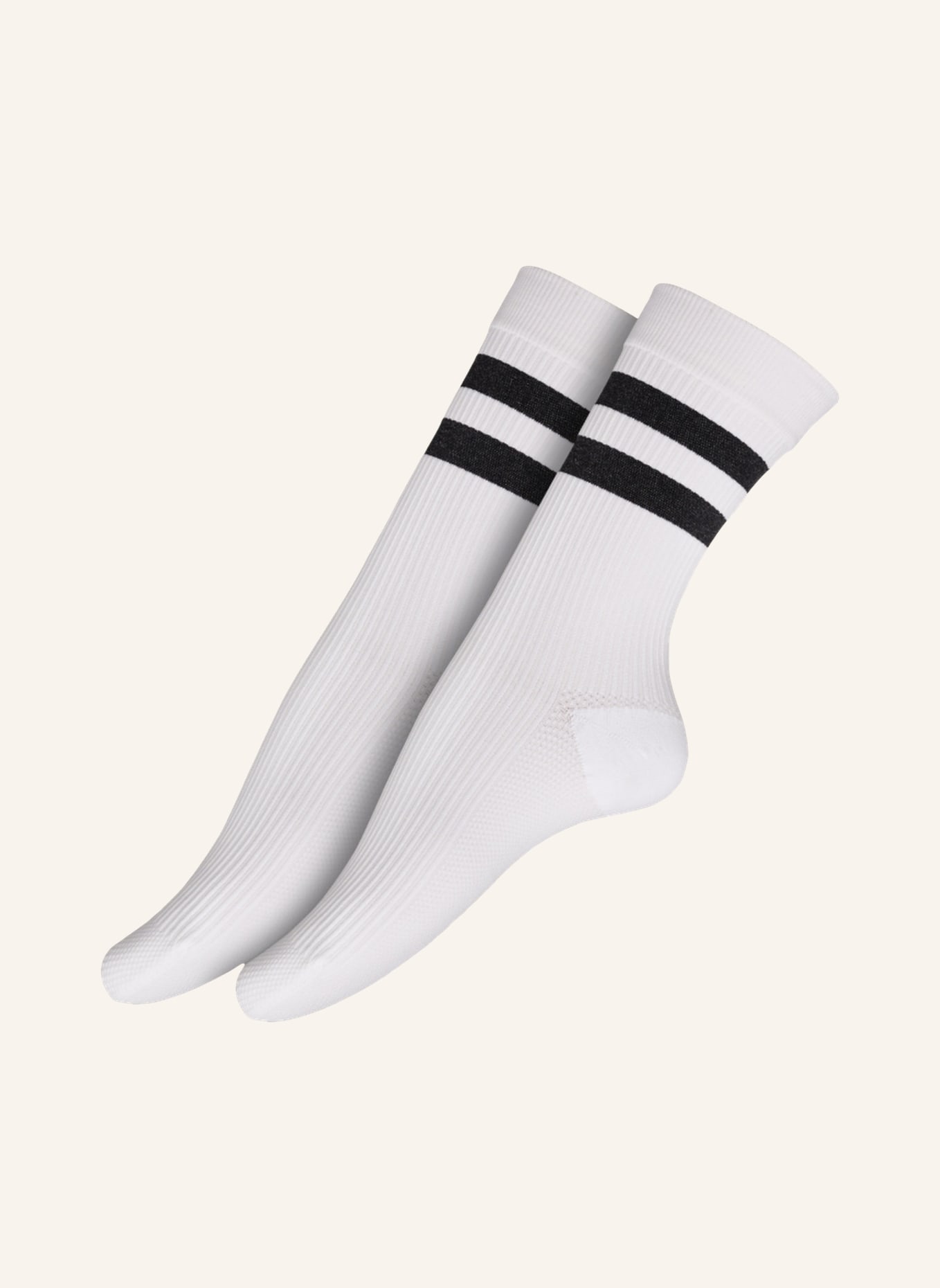 ITEM m6 2er-Pack Socken SNEAKER COTTON CONSCIOUS RIBBED mit Kompression, Farbe: WEISS (Bild 1)