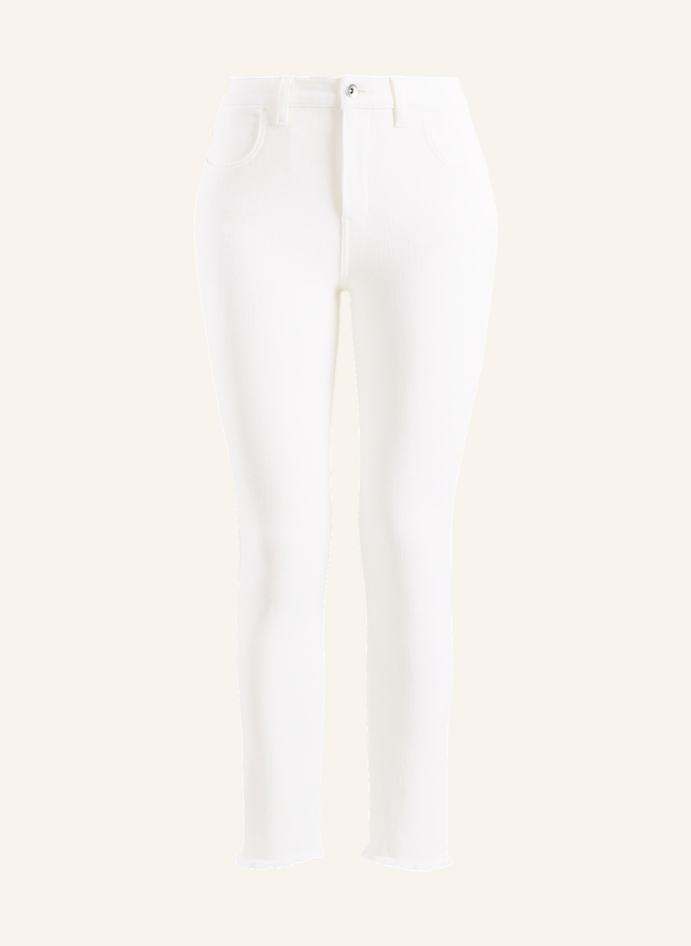 ITEM m6 7/8-Jeans CROPPED HIGH RISE mit Shaping-Effekt, Farbe: WEISS (Bild 1)