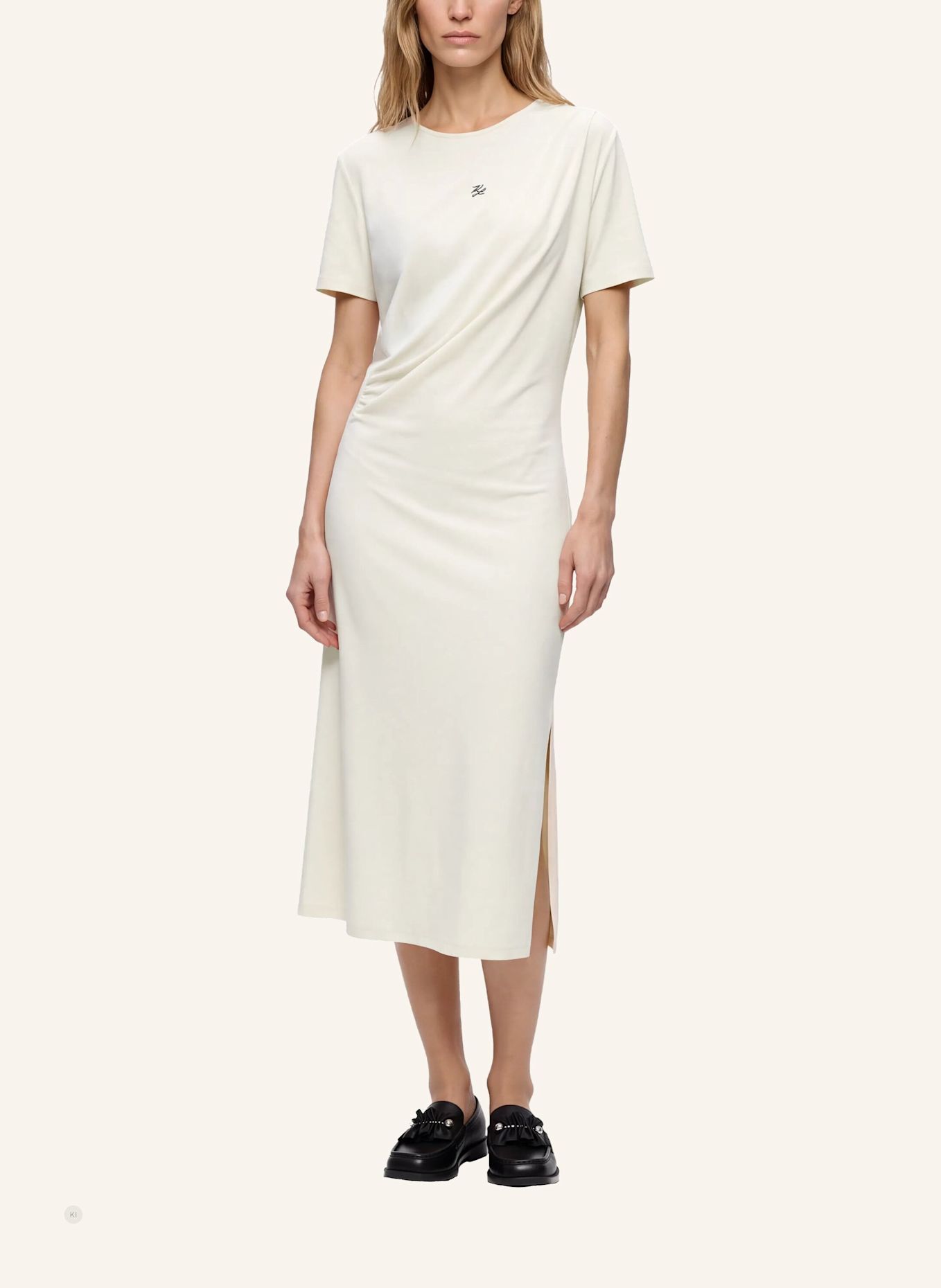 KARL LAGERFELD Top: SCHWARZ