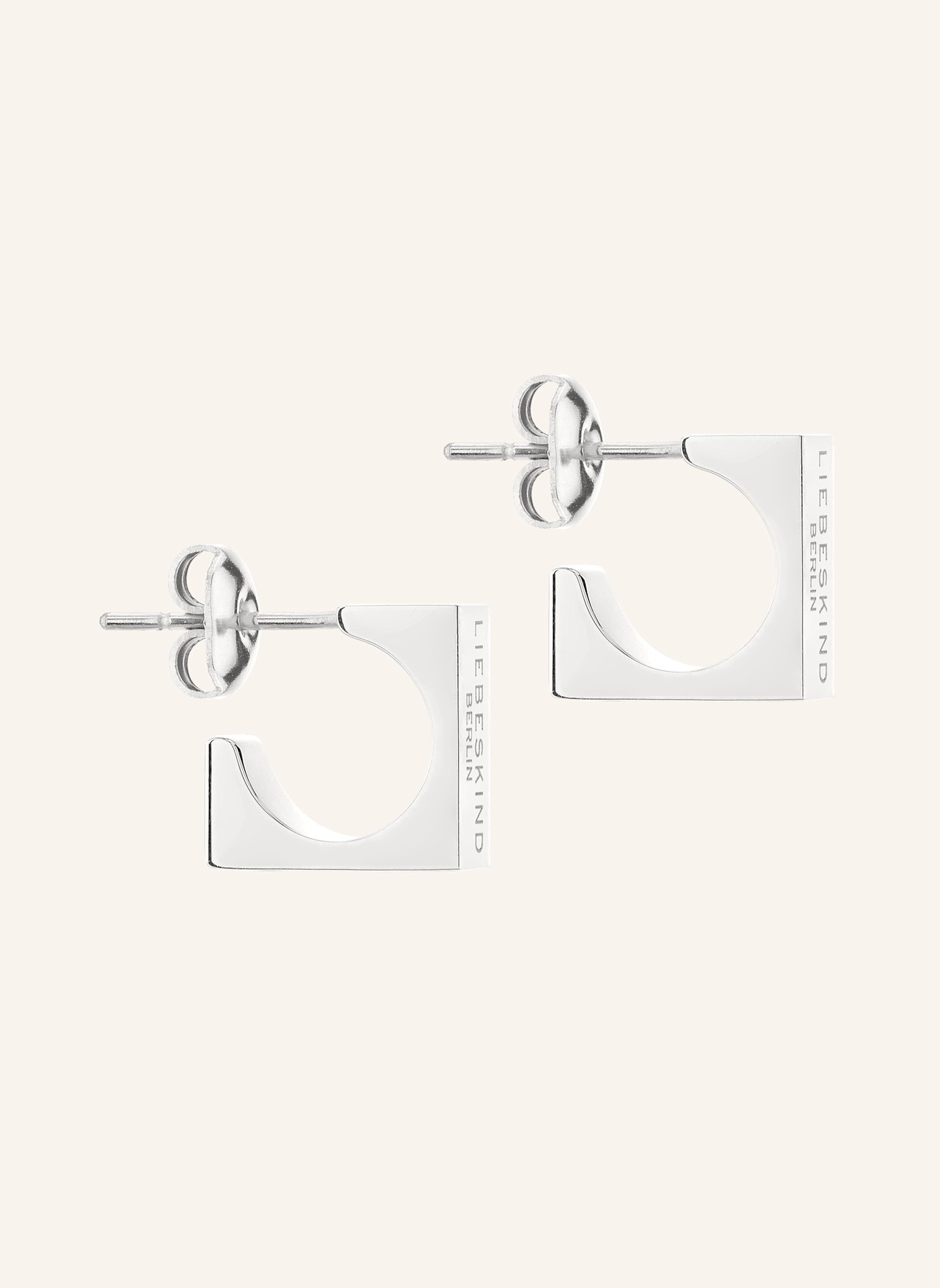 LIEBESKIND Ohrstecker  aus  Edelstahl: SILBER