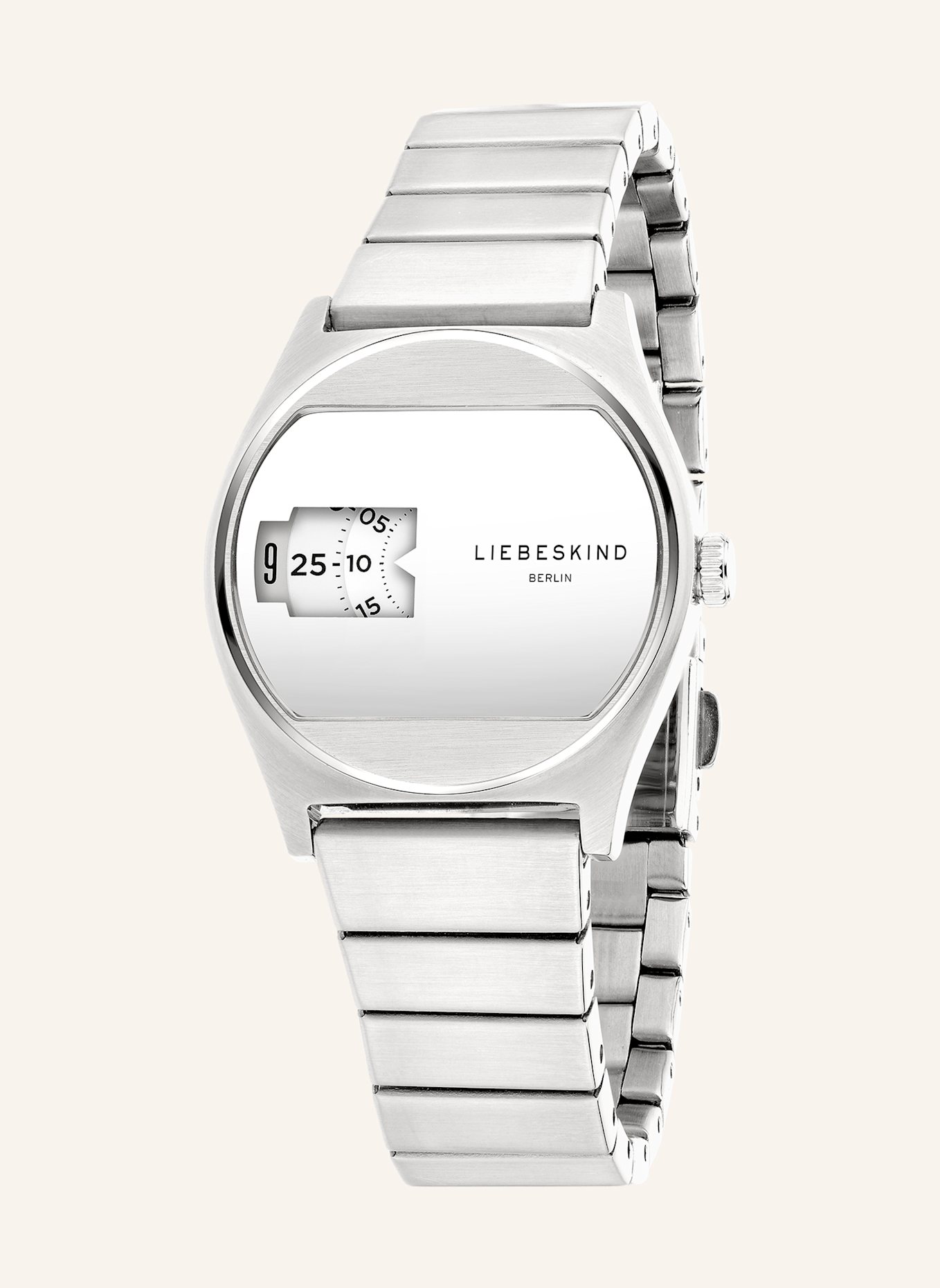 LIEBESKIND Armbanduhr  aus  Edelstahl: SILBER
