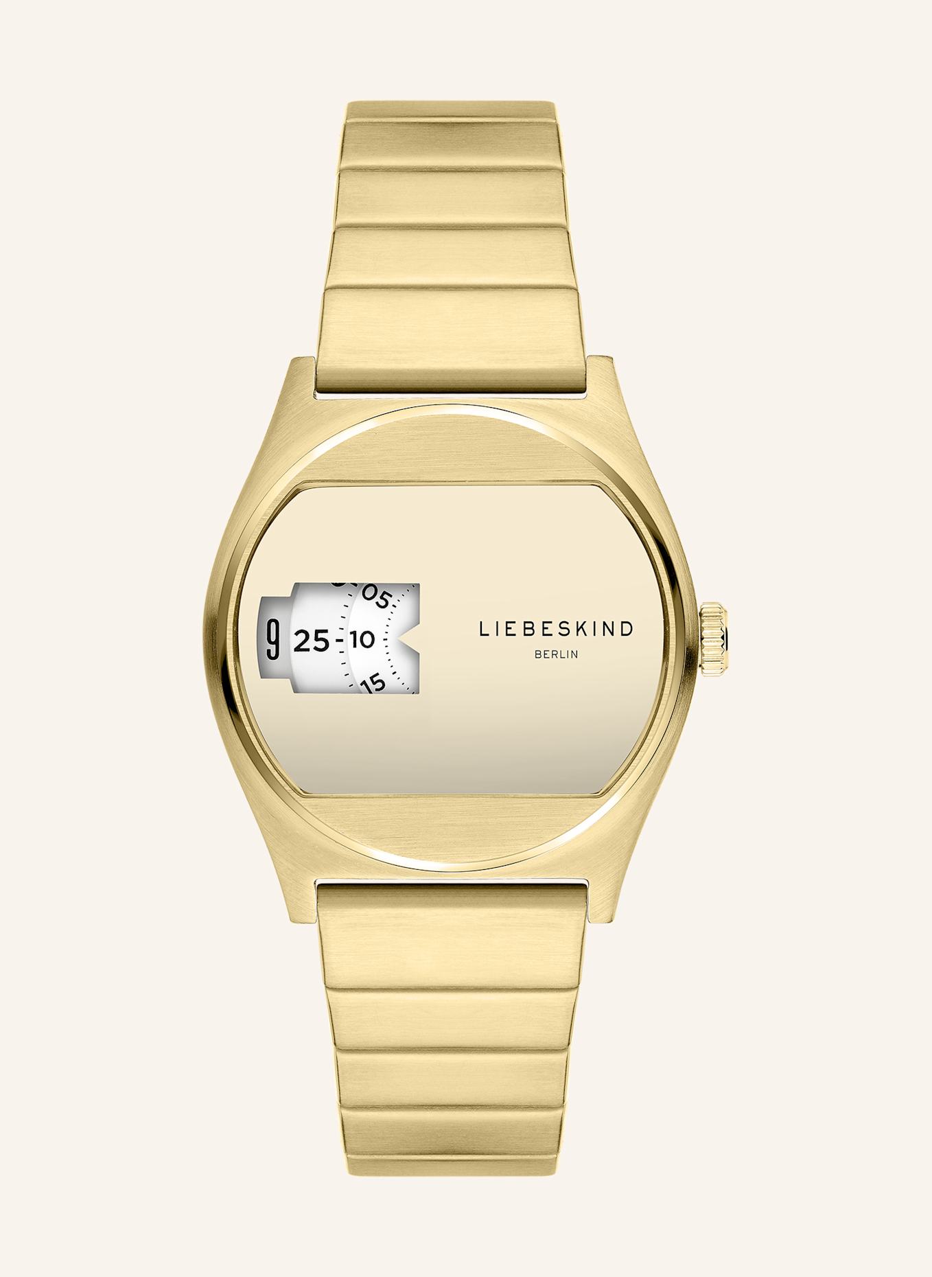 LIEBESKIND Armbanduhr aus Edelstahl: GOLD
