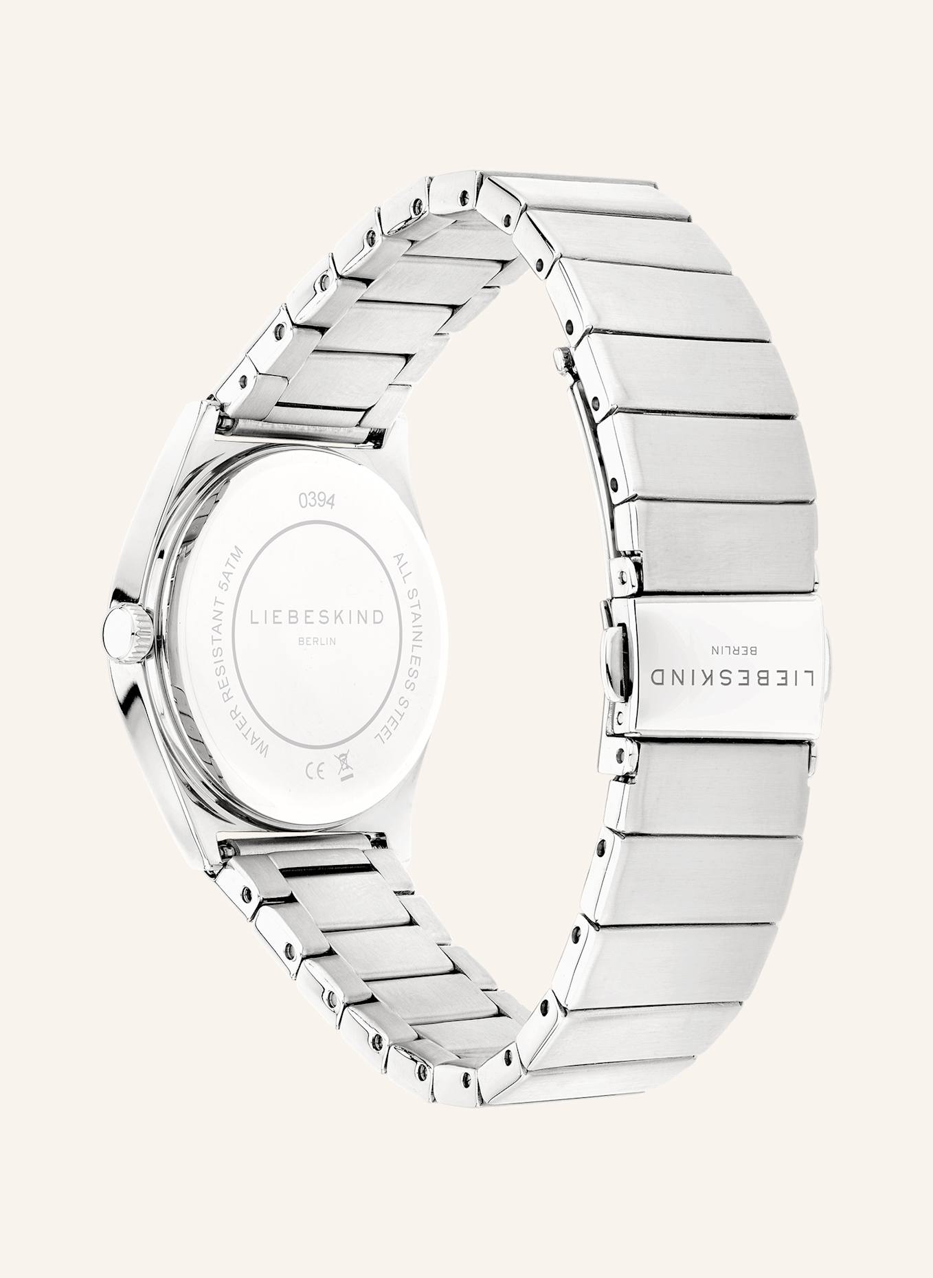 LIEBESKIND Armbanduhr  aus  Edelstahl: SILBER