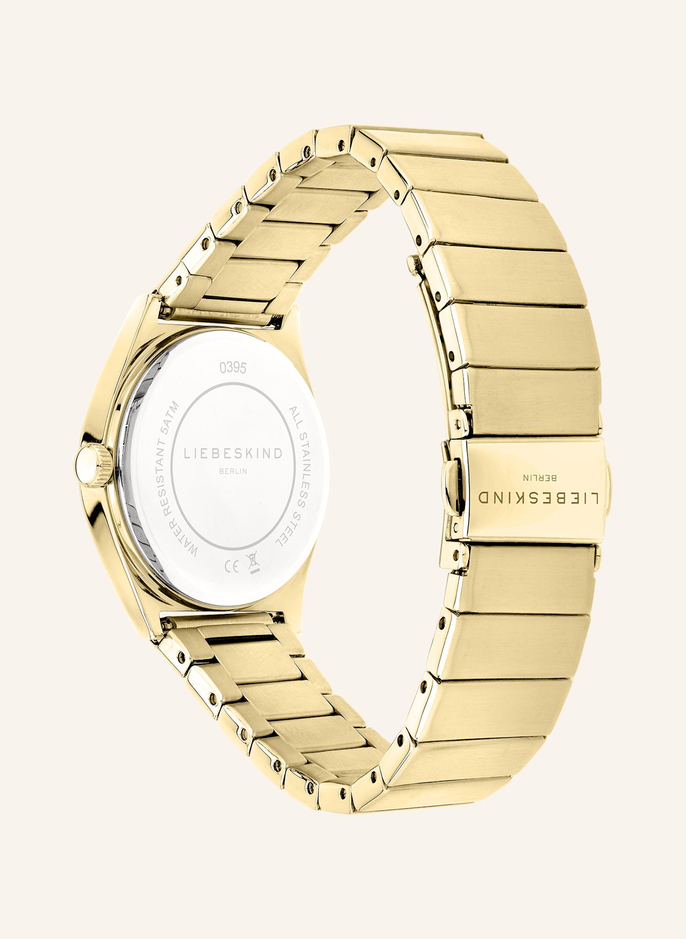 LIEBESKIND Armbanduhr aus Edelstahl: GOLD