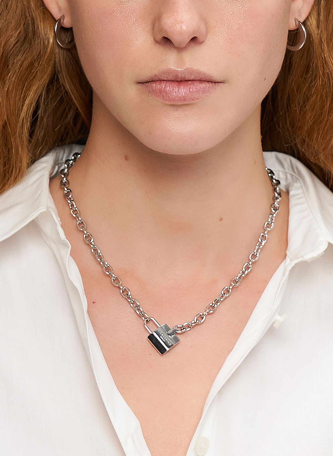 LIEBESKIND Halskette  aus  Edelstahl: SILBER