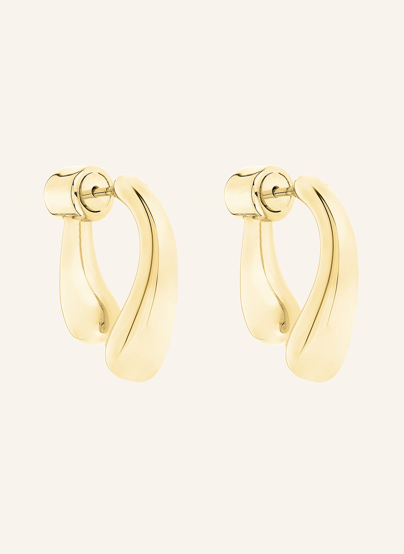 LIEBESKIND Creolen  aus  Edelstahl: GOLD