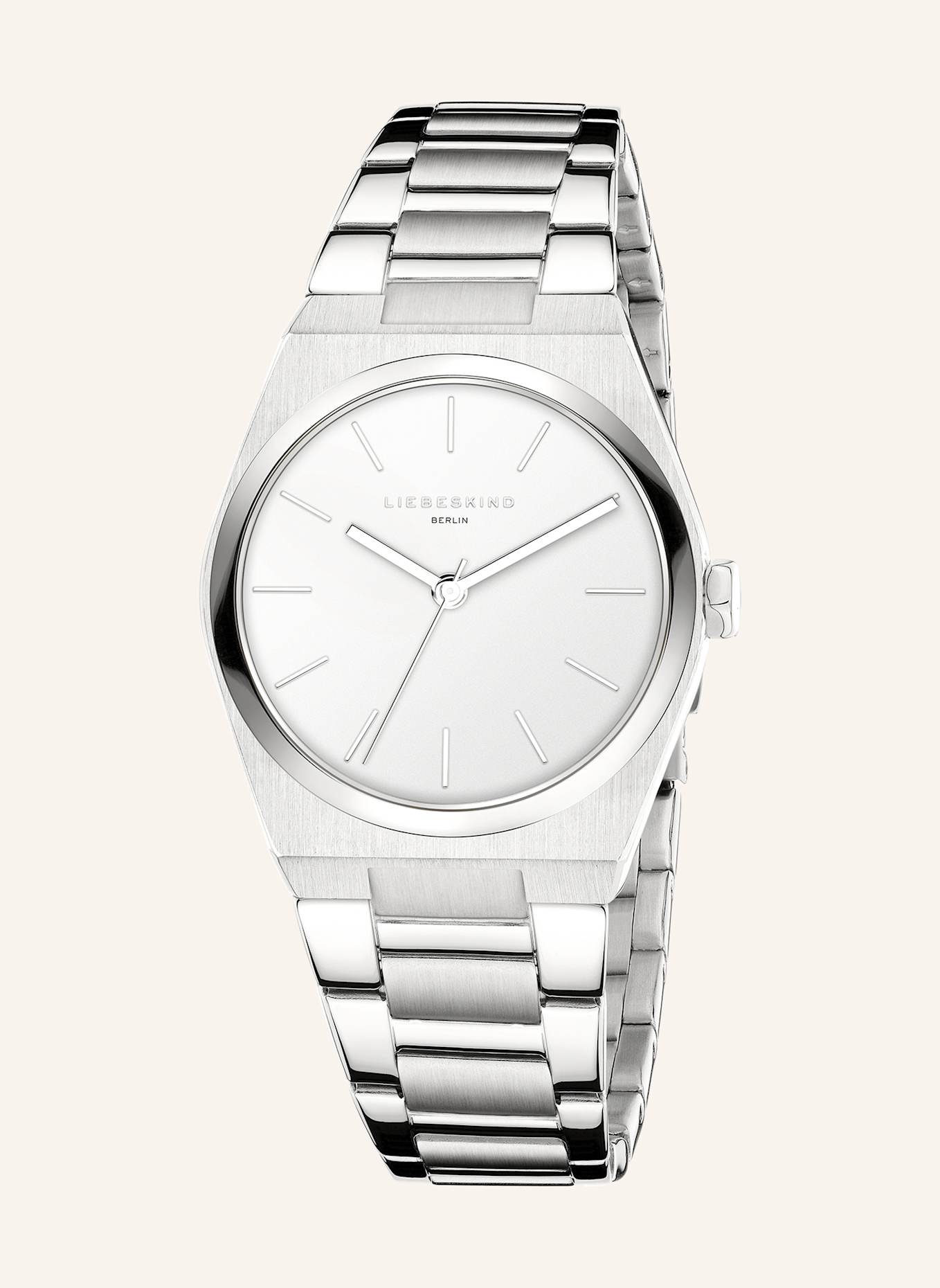 LIEBESKIND Armbanduhr aus Edelstahl: SILBER