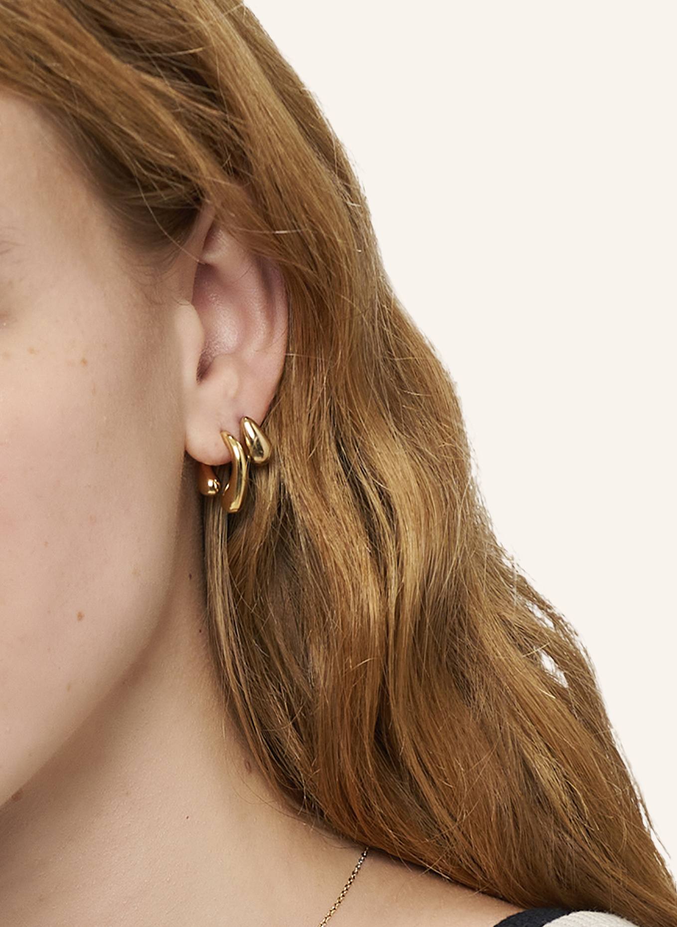 LIEBESKIND Creolen  aus  Edelstahl: GOLD