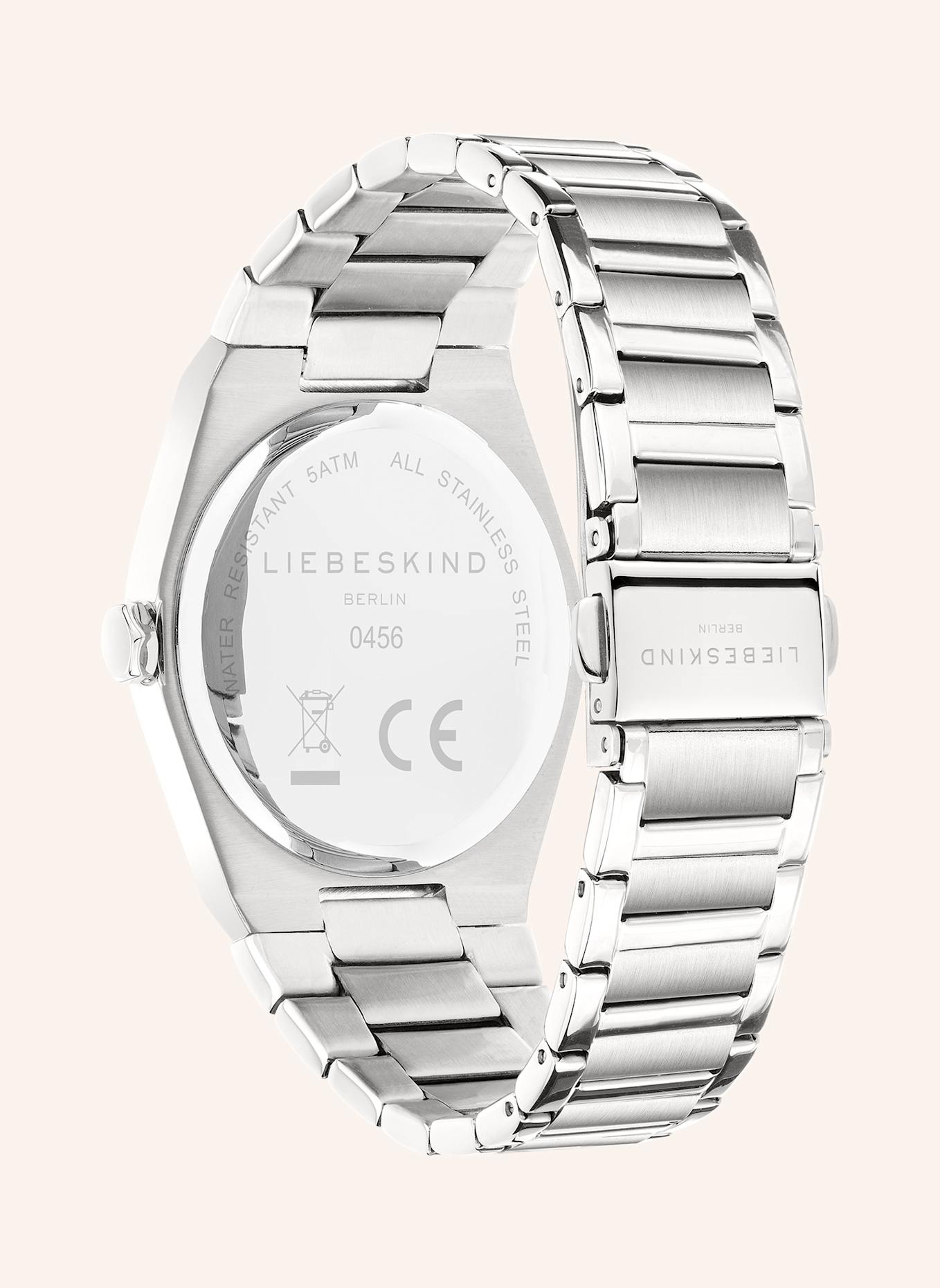 LIEBESKIND Armbanduhr aus Edelstahl: SILBER