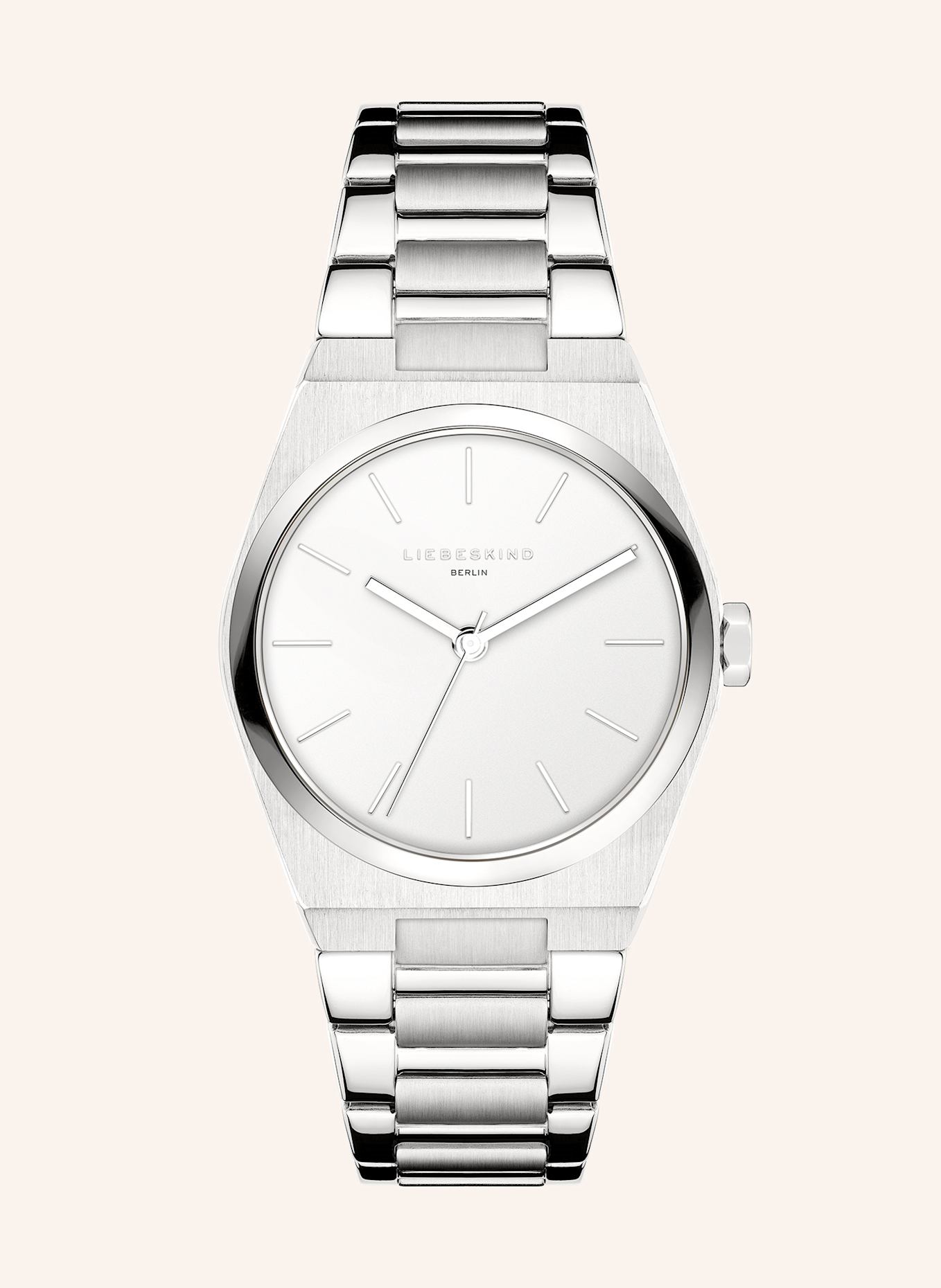 LIEBESKIND Armbanduhr aus Edelstahl: SILBER
