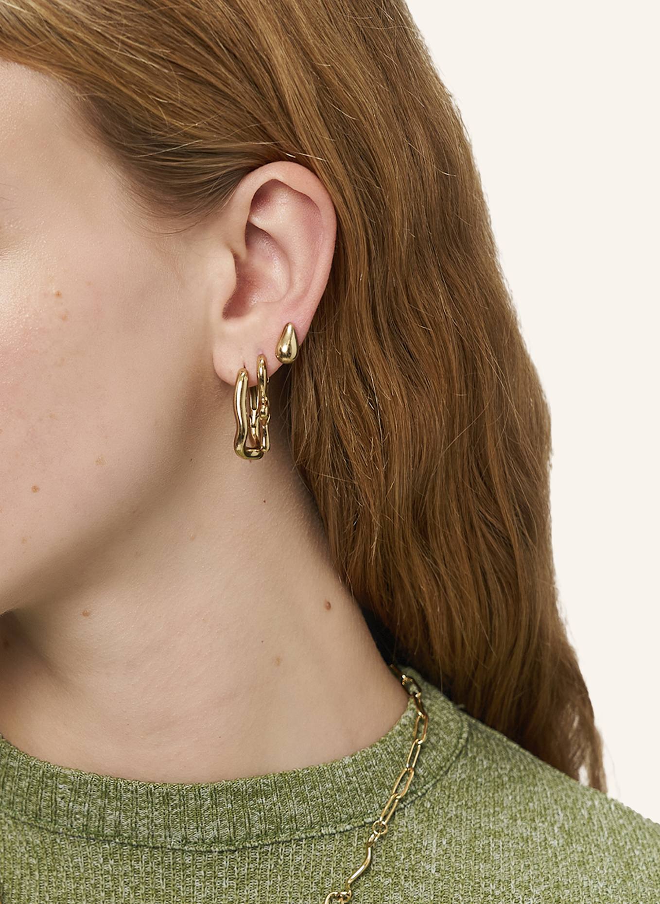 LIEBESKIND Ohrstecker  aus  Edelstahl: GOLD