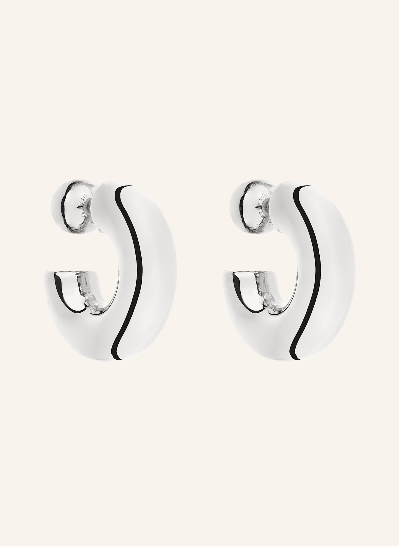 LIEBESKIND Creolen  aus  Edelstahl: SILBER