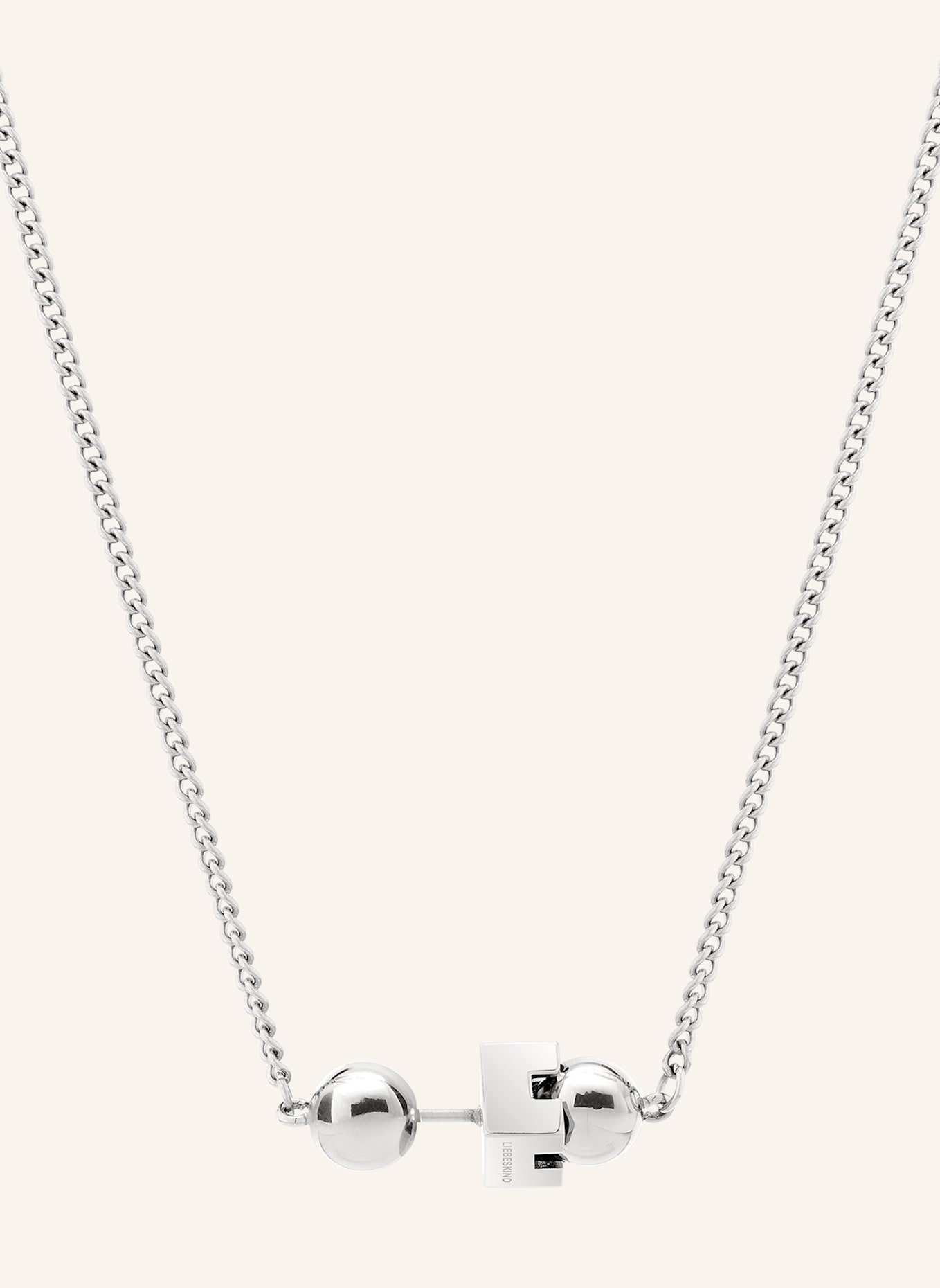 LIEBESKIND Halskette aus Edelstahl: SILBER