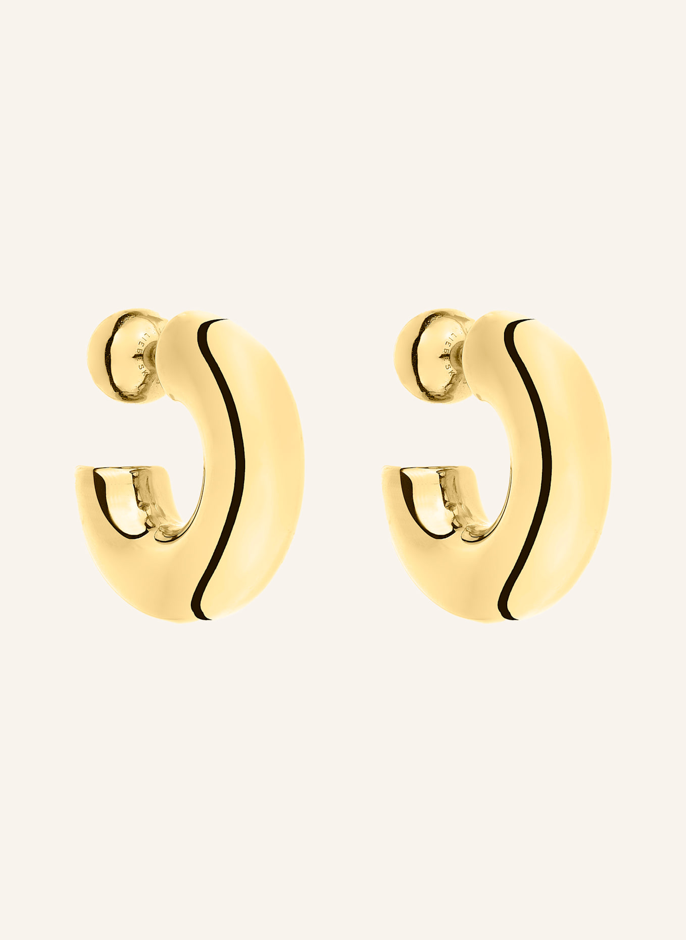 LIEBESKIND Creolen  aus  Edelstahl: GOLD