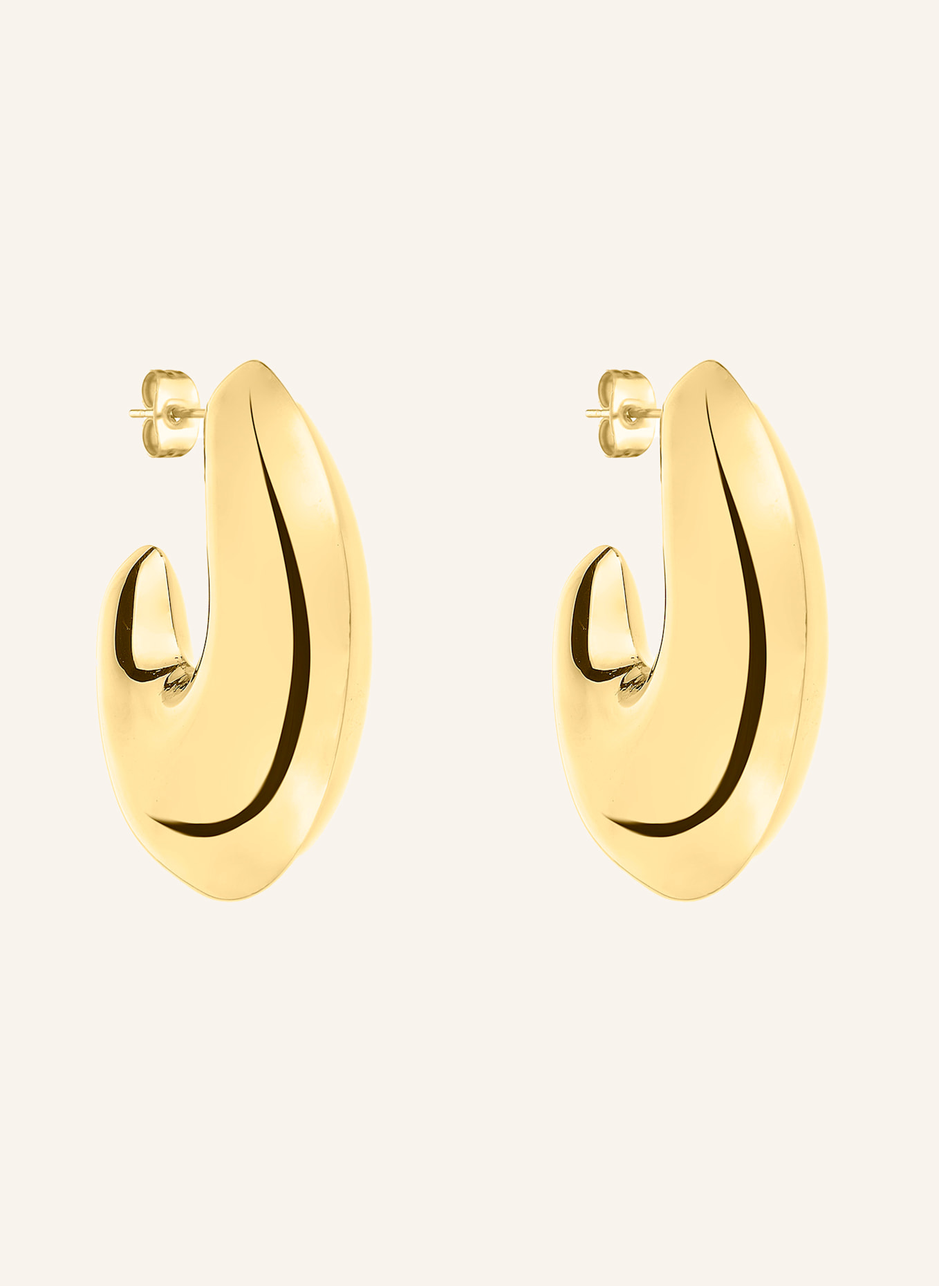 LIEBESKIND Creolen  aus  Edelstahl: GOLD