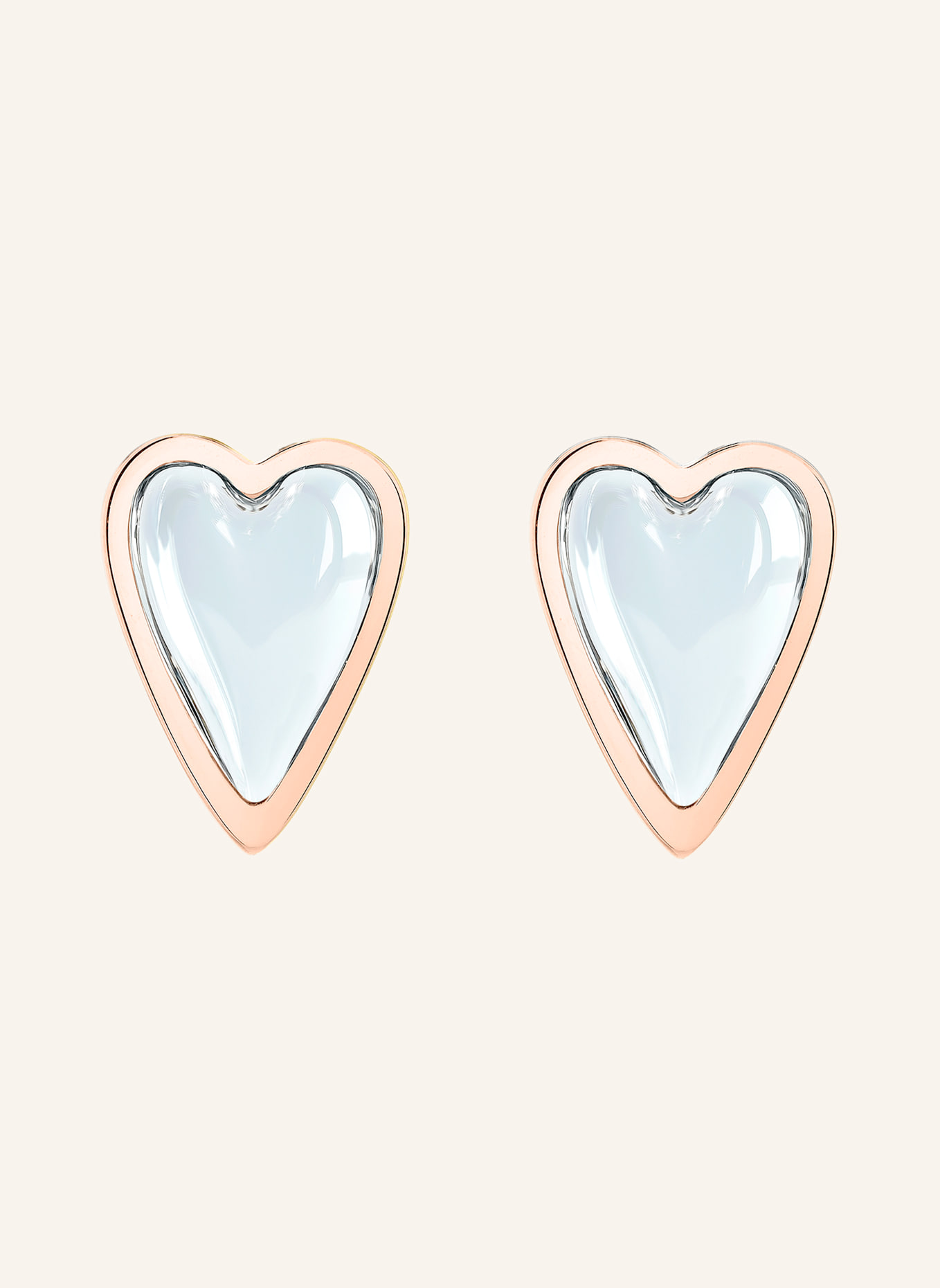 LIEBESKIND Ohrstecker  aus  Edelstahl: ROSÉGOLD