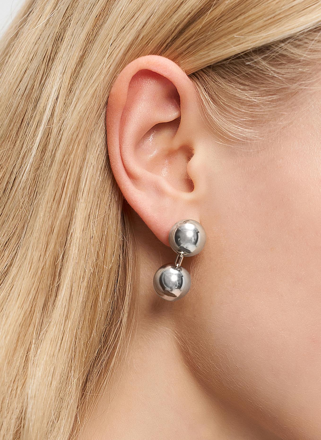 LIEBESKIND Ohrstecker aus Edelstahl: SILBER