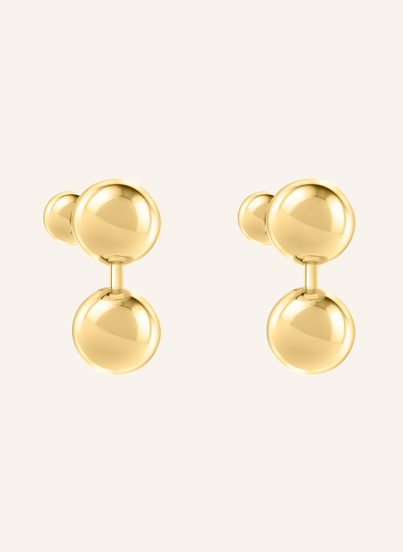 LIEBESKIND Ohrstecker  aus  Edelstahl: GOLD