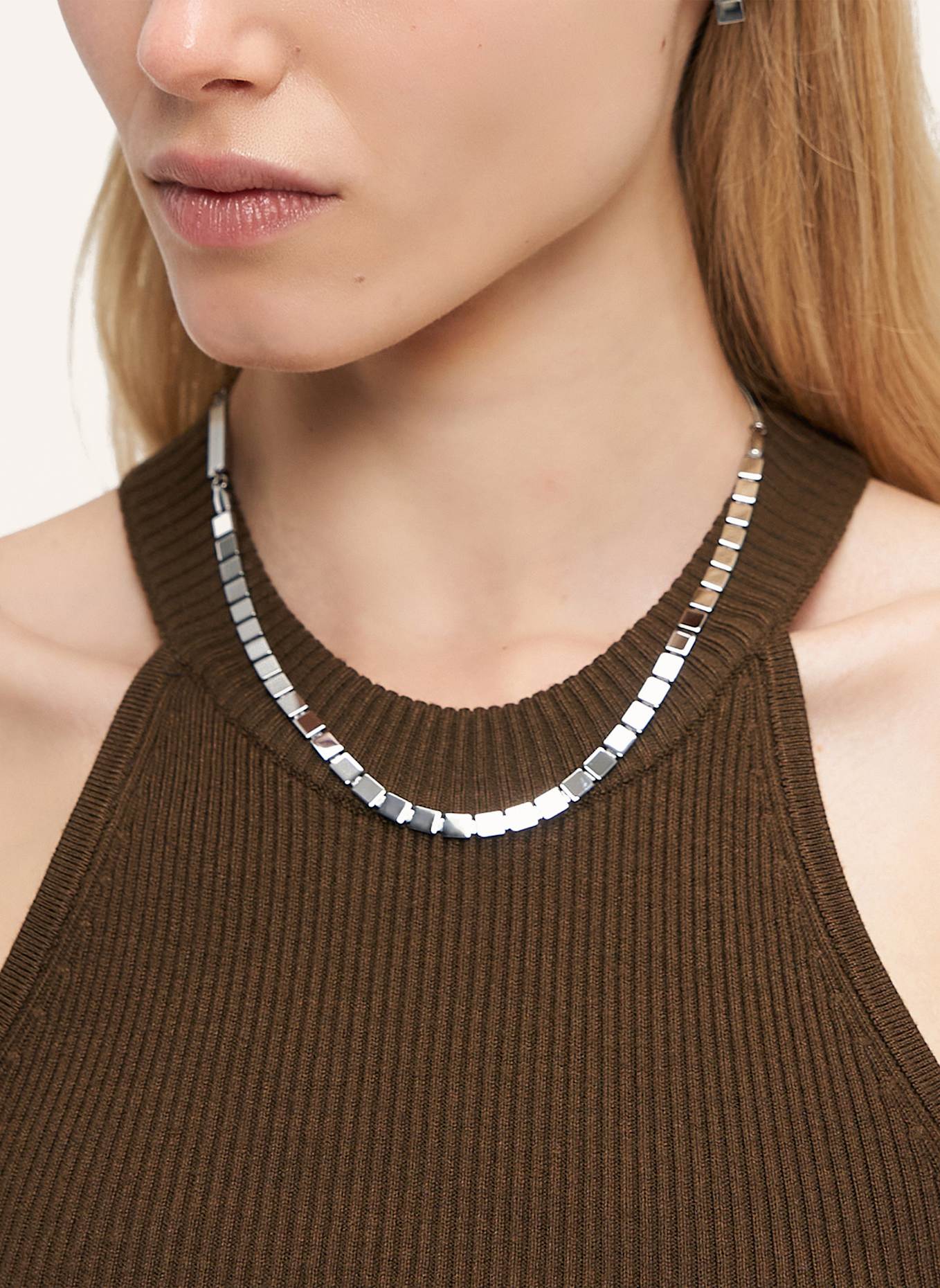 LIEBESKIND Halskette  aus  Edelstahl: SILBER