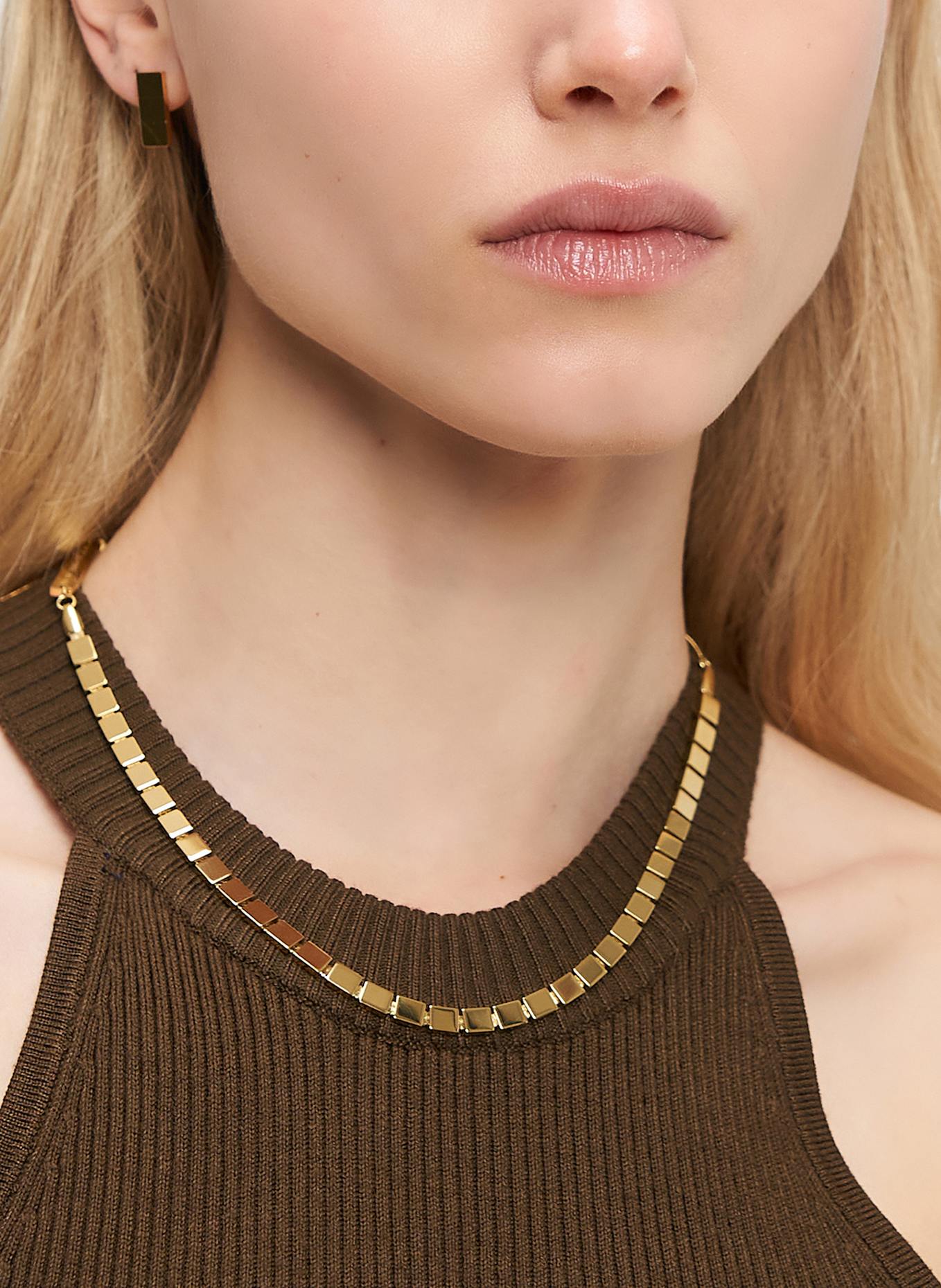 LIEBESKIND Halskette  aus  Edelstahl: GOLD