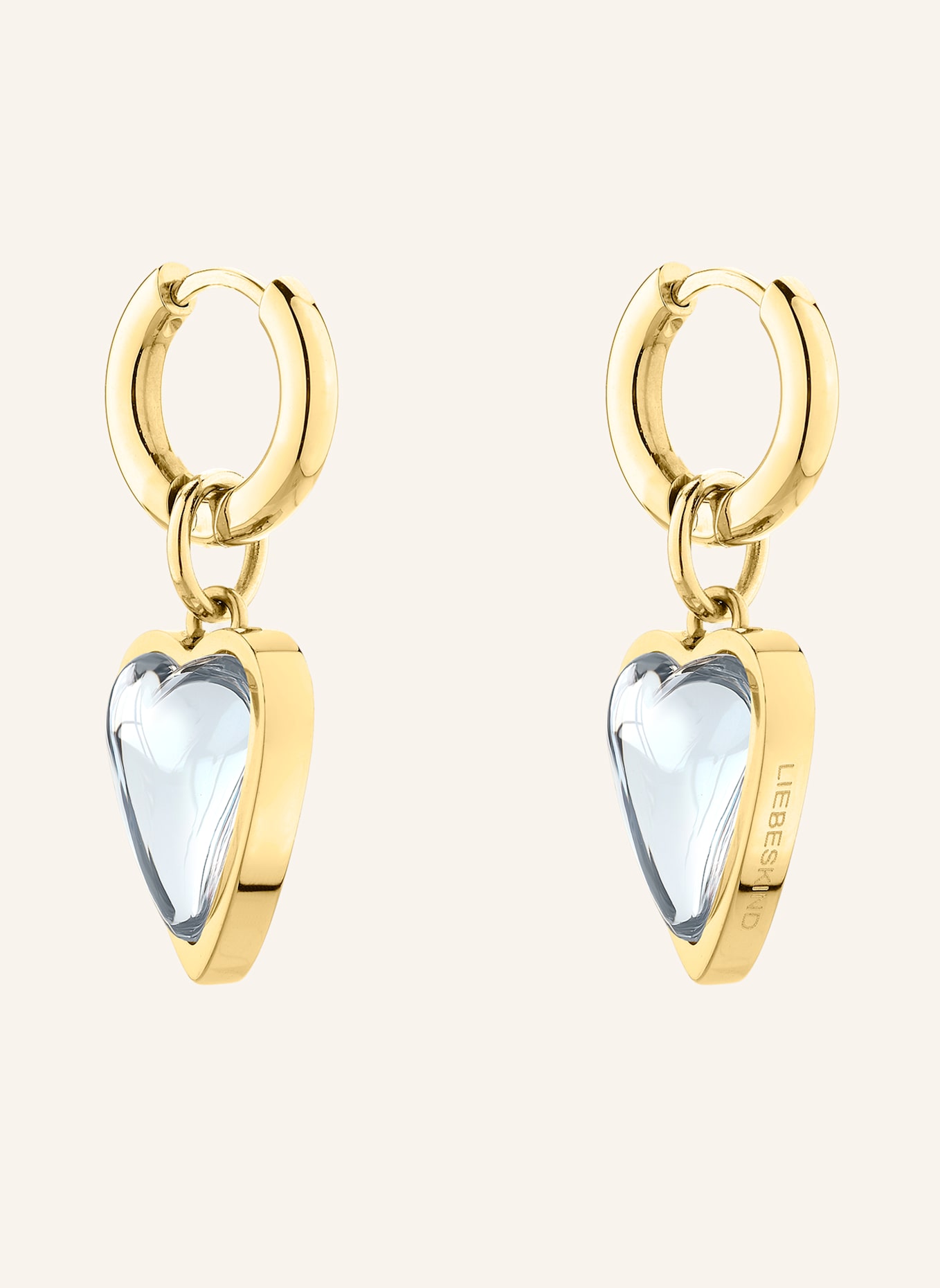 LIEBESKIND Creolen  aus  Edelstahl: GOLD