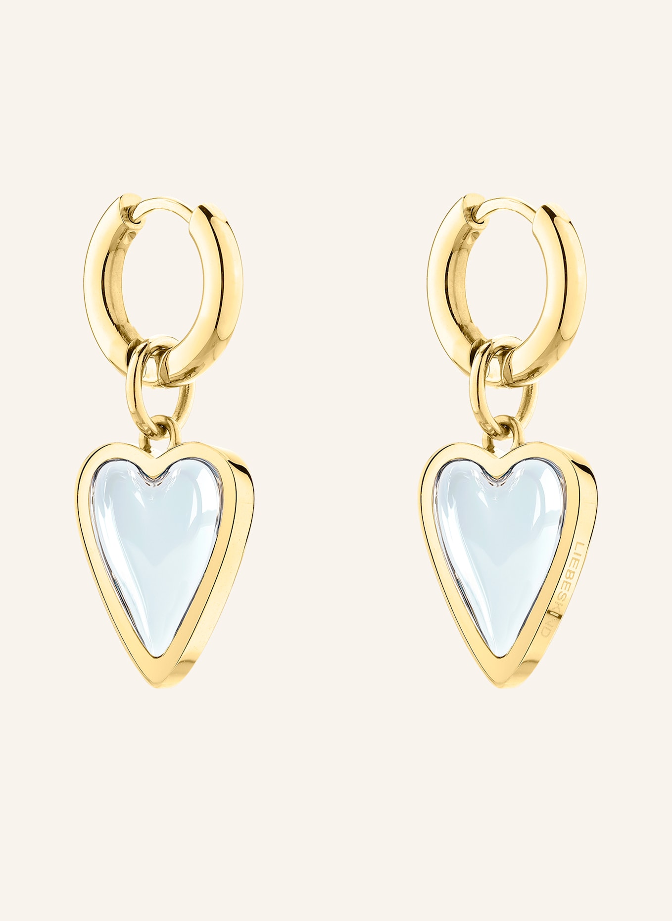 LIEBESKIND Creolen  aus  Edelstahl: GOLD