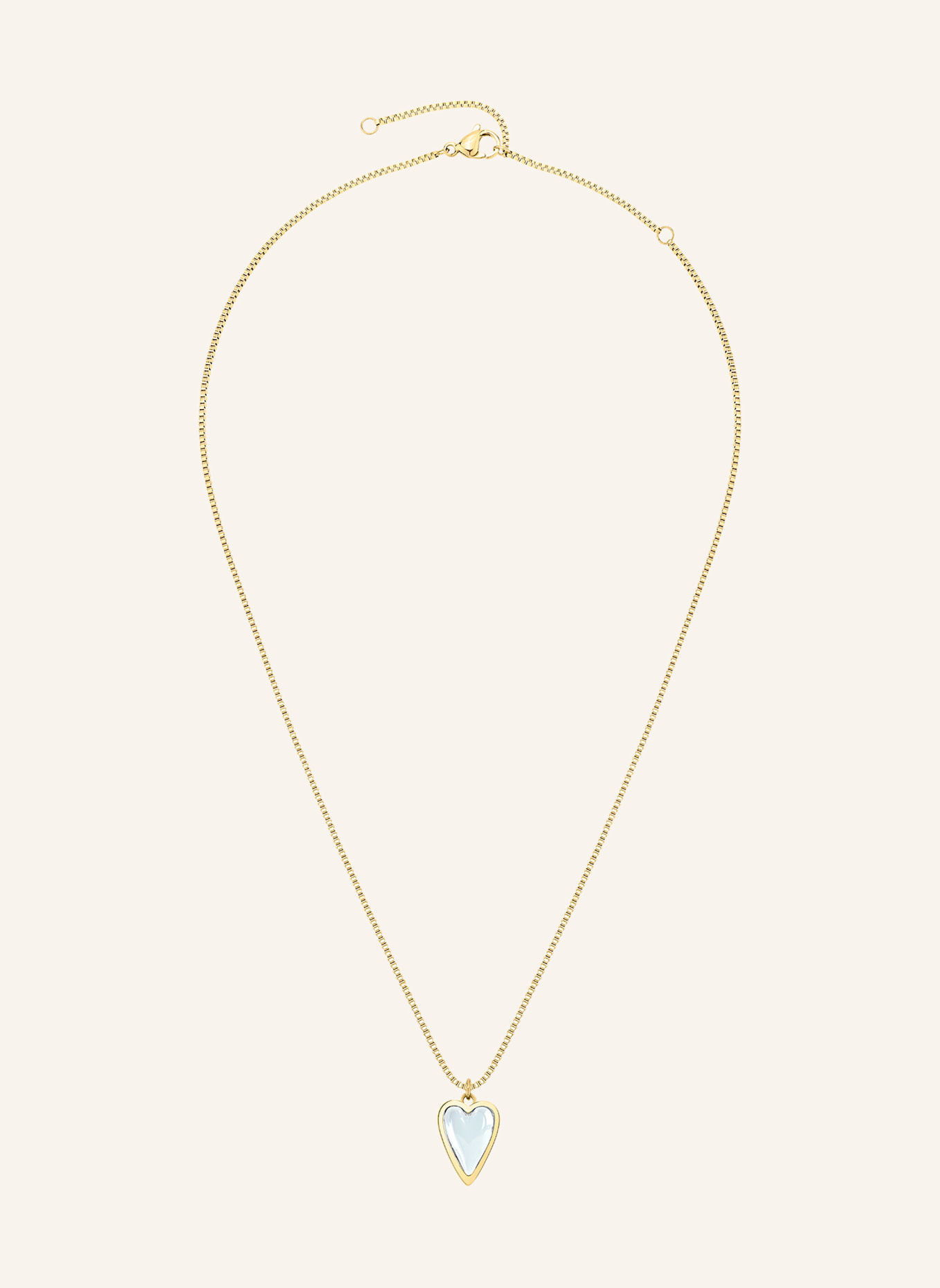 LIEBESKIND Halskette  aus  Edelstahl: GOLD