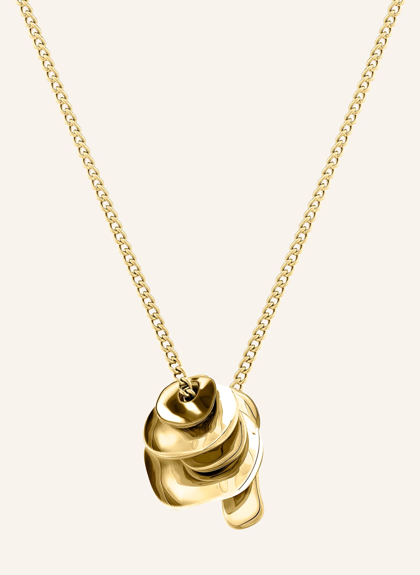 LIEBESKIND Halskette  aus  Edelstahl: GOLD