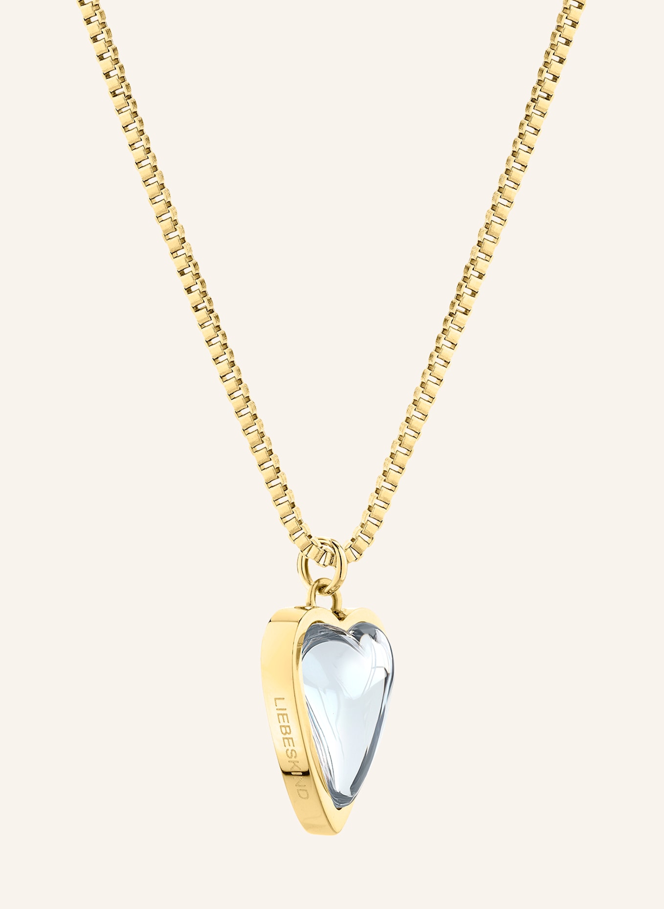 LIEBESKIND Halskette  aus  Edelstahl: GOLD