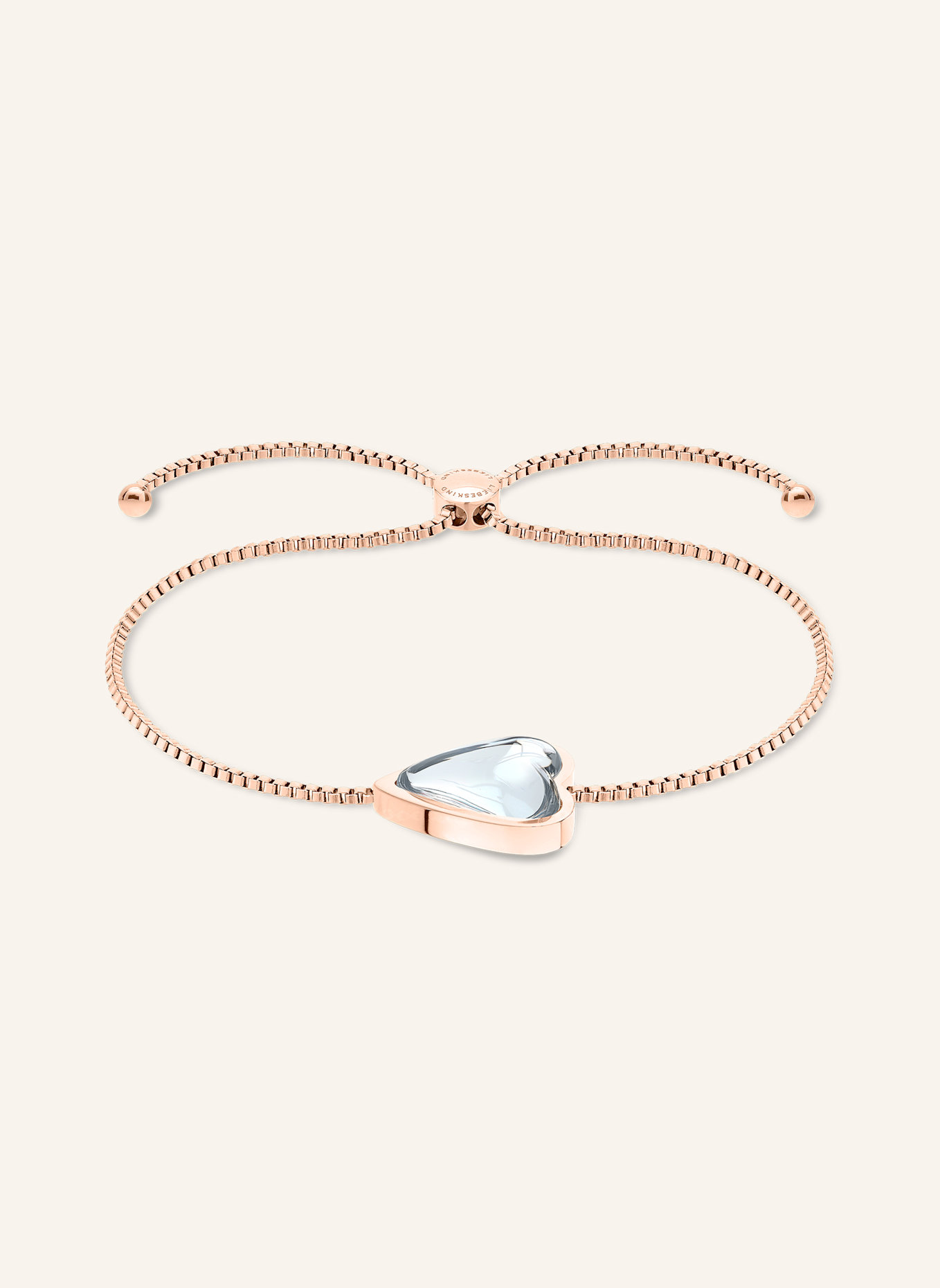 LIEBESKIND Armband  aus  Edelstahl: ROSÉGOLD
