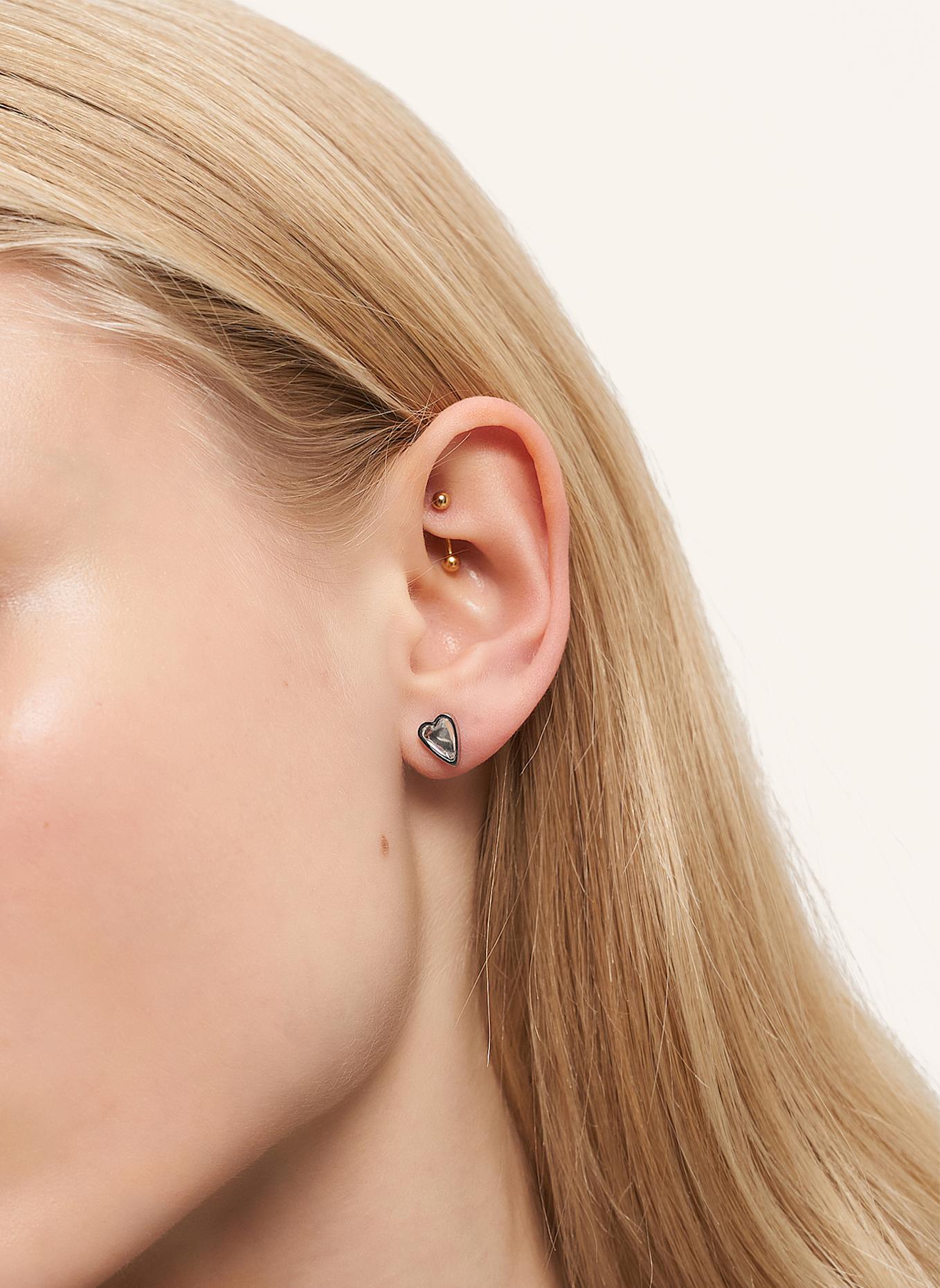 LIEBESKIND Ohrstecker  aus  Edelstahl: SILBER