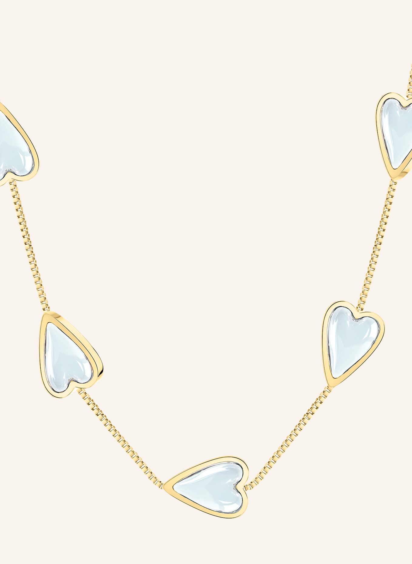 LIEBESKIND Halskette aus Edelstahl: GOLD