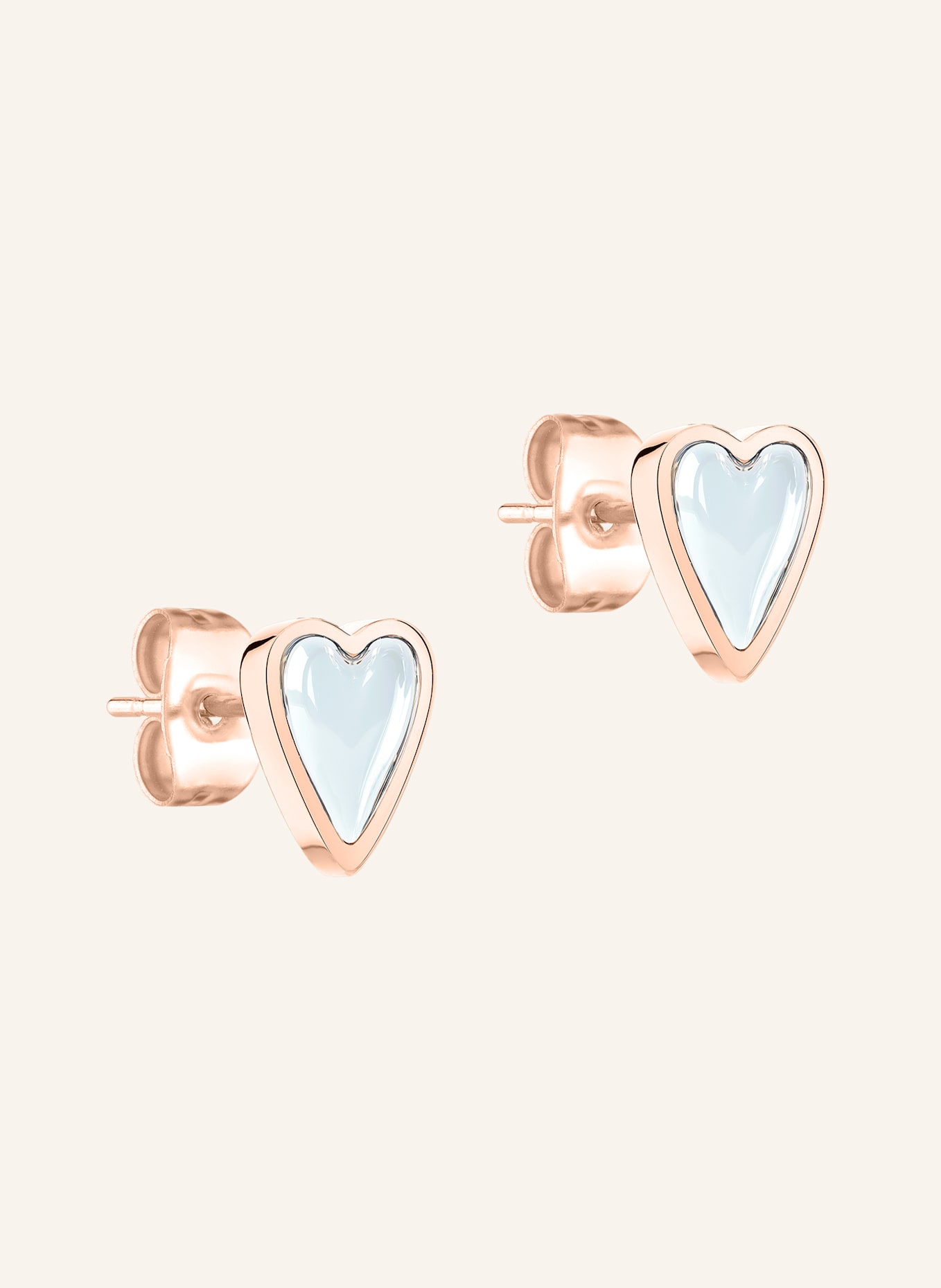 LIEBESKIND Ohrstecker  aus  Edelstahl: ROSÉGOLD