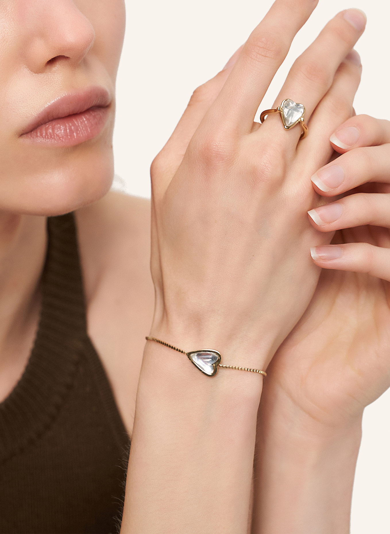 LIEBESKIND Armband  aus  Edelstahl: GOLD