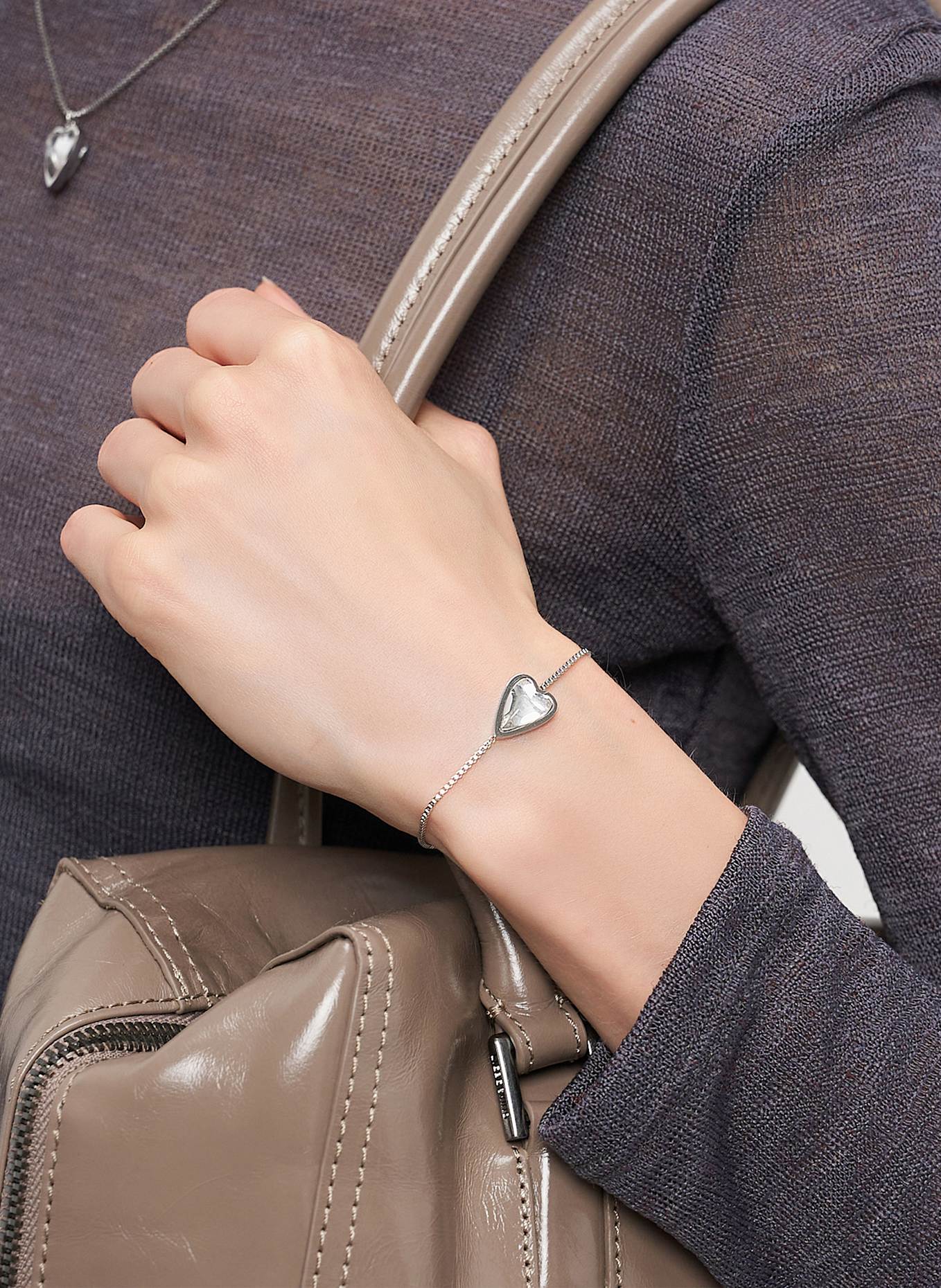 LIEBESKIND Armband  aus  Edelstahl: SILBER