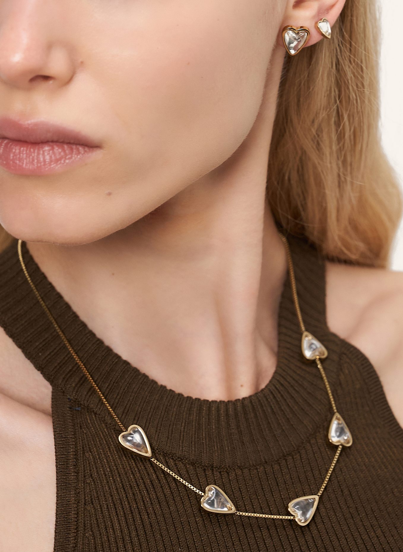 LIEBESKIND Halskette aus Edelstahl: GOLD