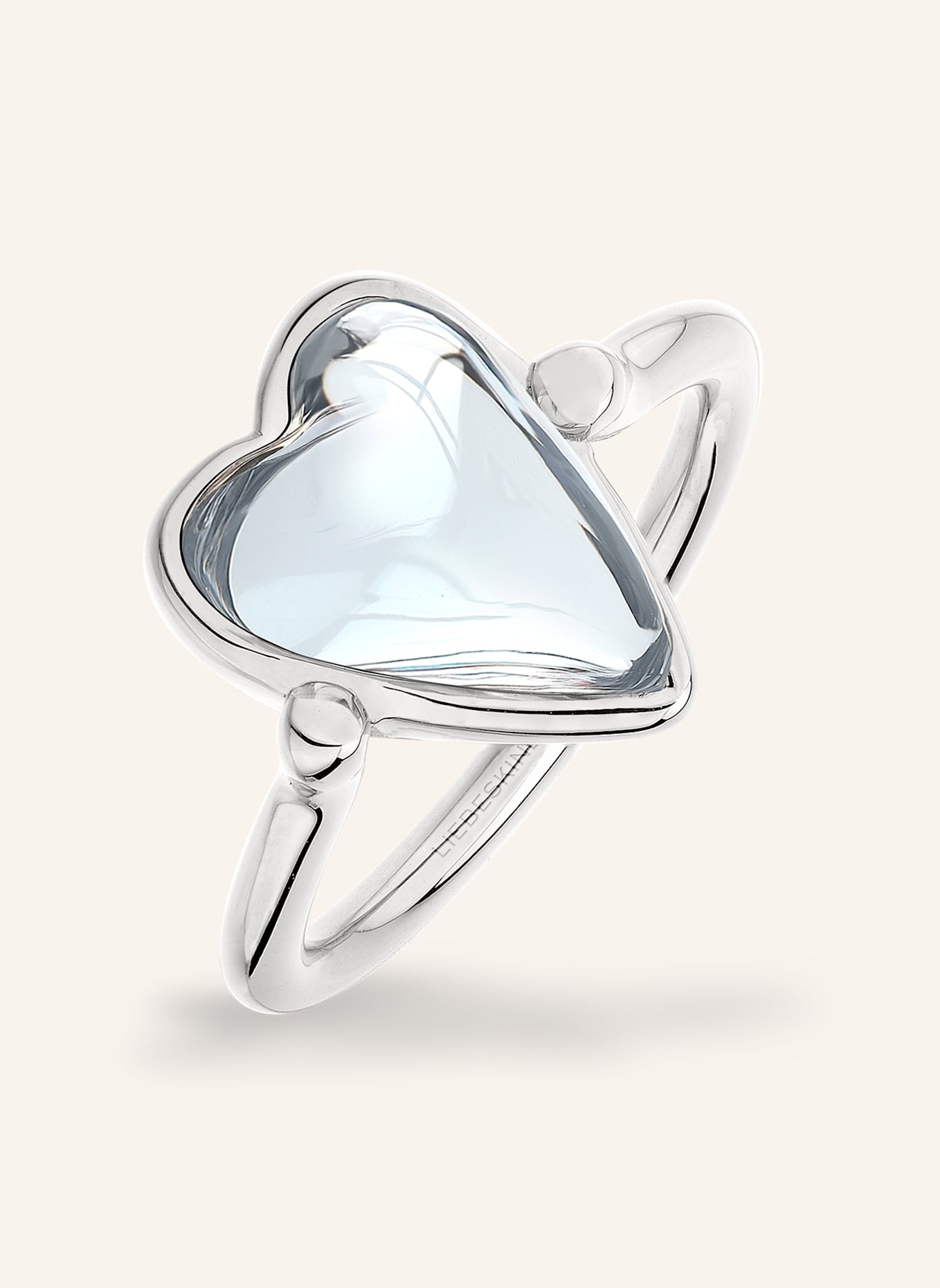 LIEBESKIND Ring  aus  Edelstahl: SILBER