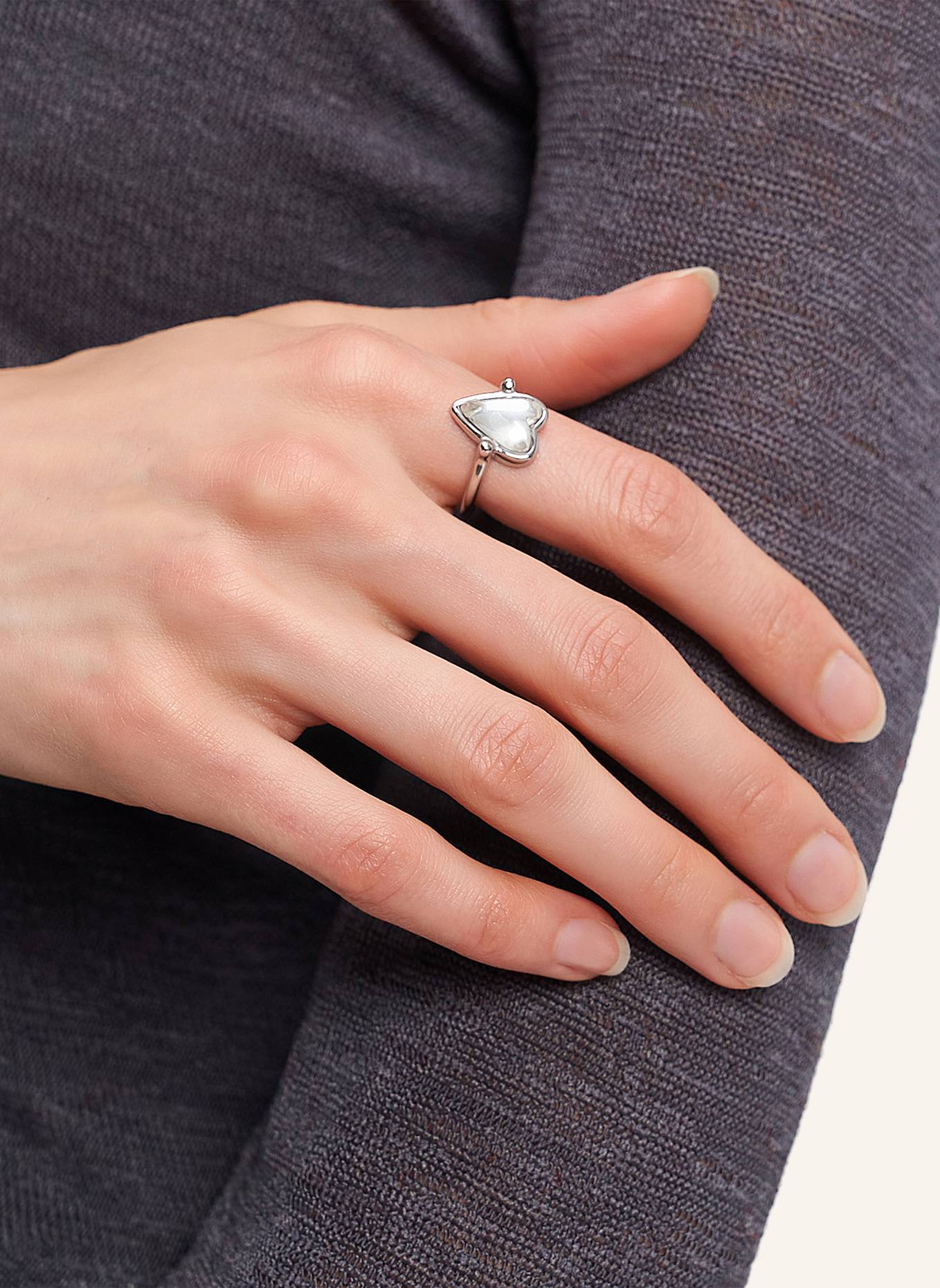 LIEBESKIND Ring  aus  Edelstahl: SILBER