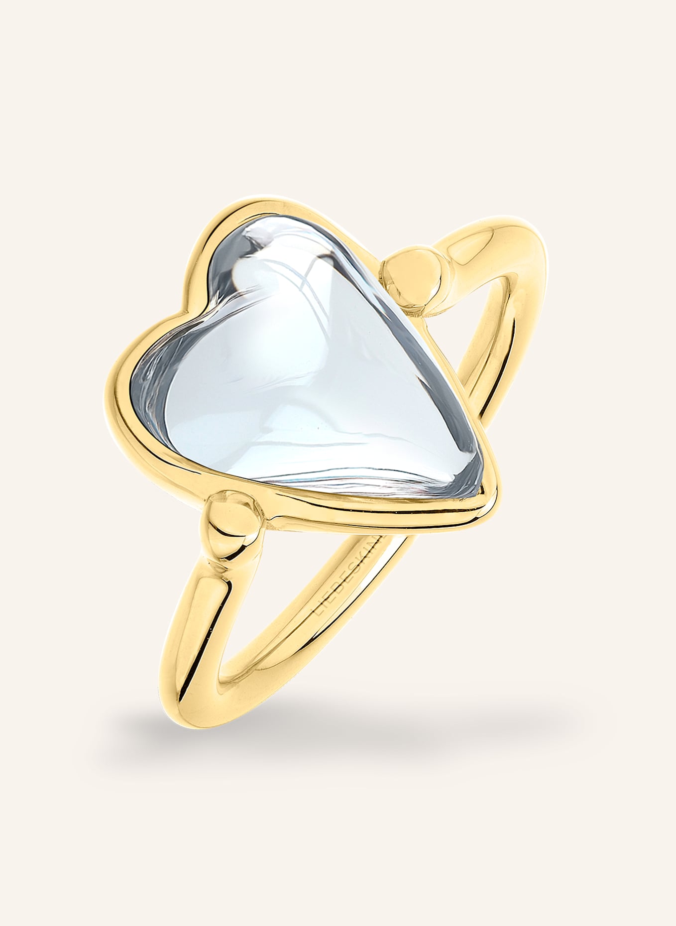 LIEBESKIND Ring  aus  Edelstahl: GOLD