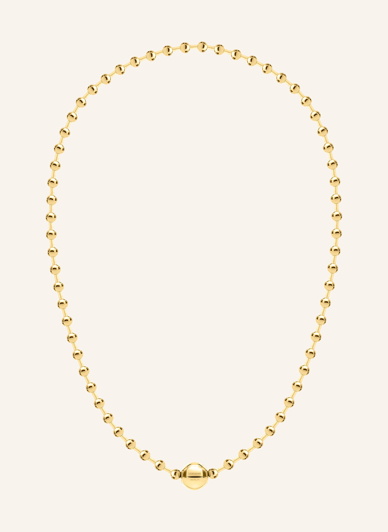 LIEBESKIND Halskette  aus  Edelstahl: GOLD