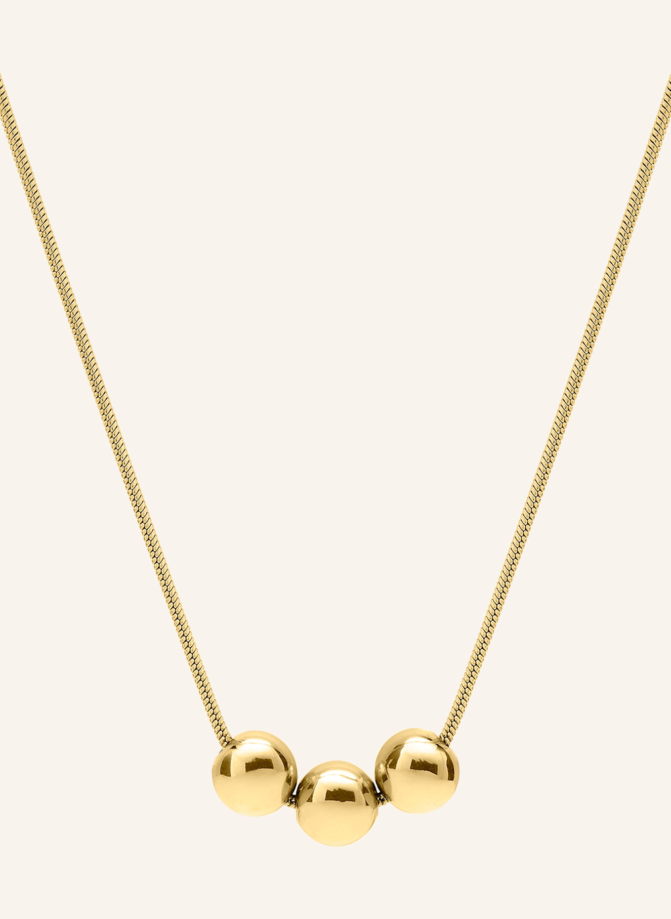 LIEBESKIND Halskette  aus  Edelstahl: GOLD