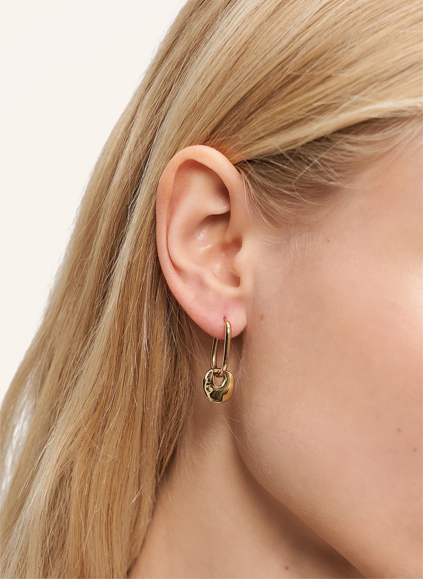 LIEBESKIND Creolen  aus  Edelstahl: GOLD