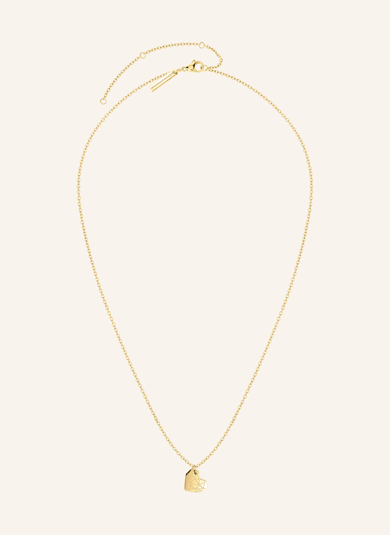 LIEBESKIND Halskette  aus  Edelstahl: GOLD