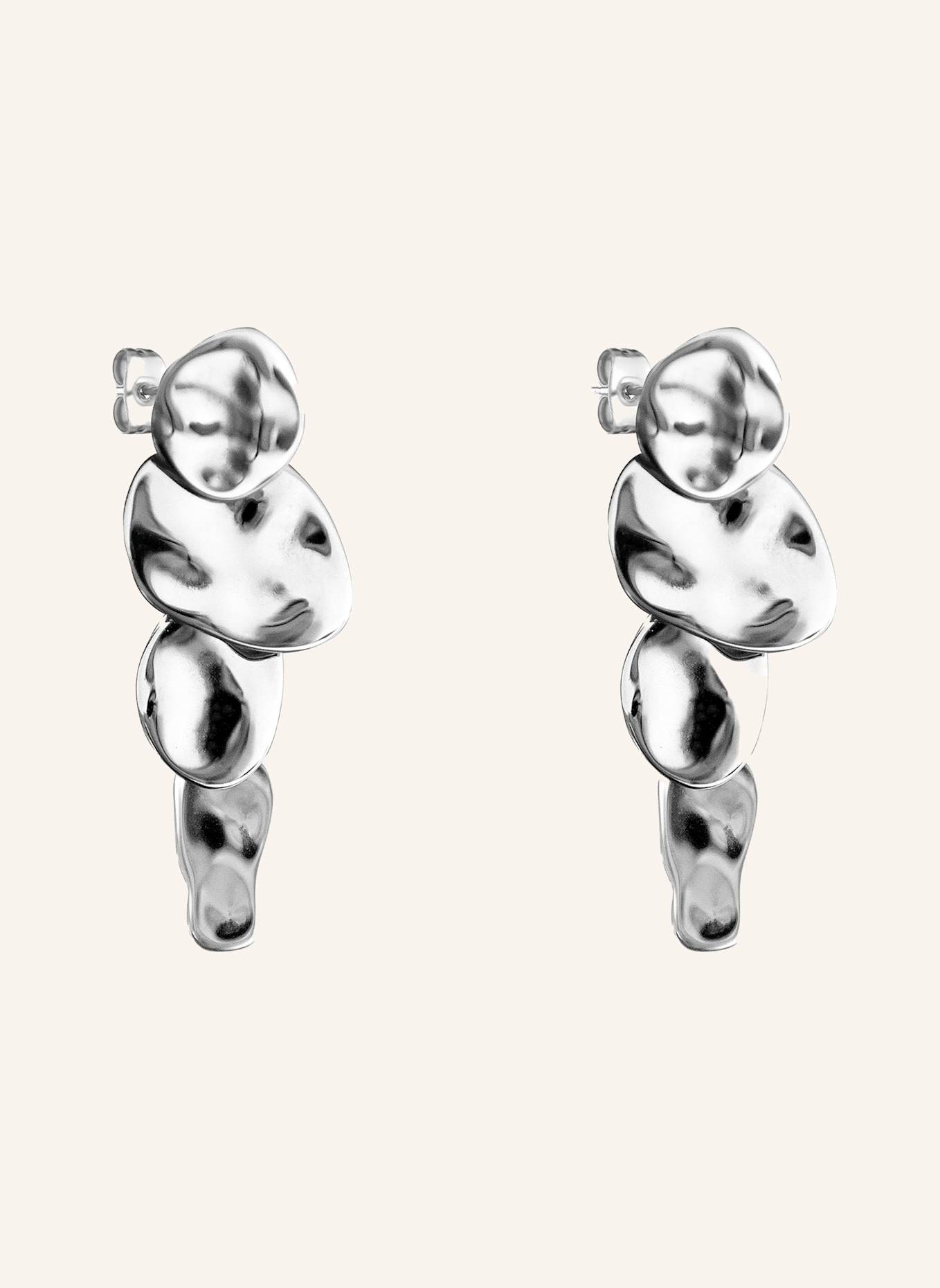 LIEBESKIND Ohrstecker  aus  Edelstahl: SILBER