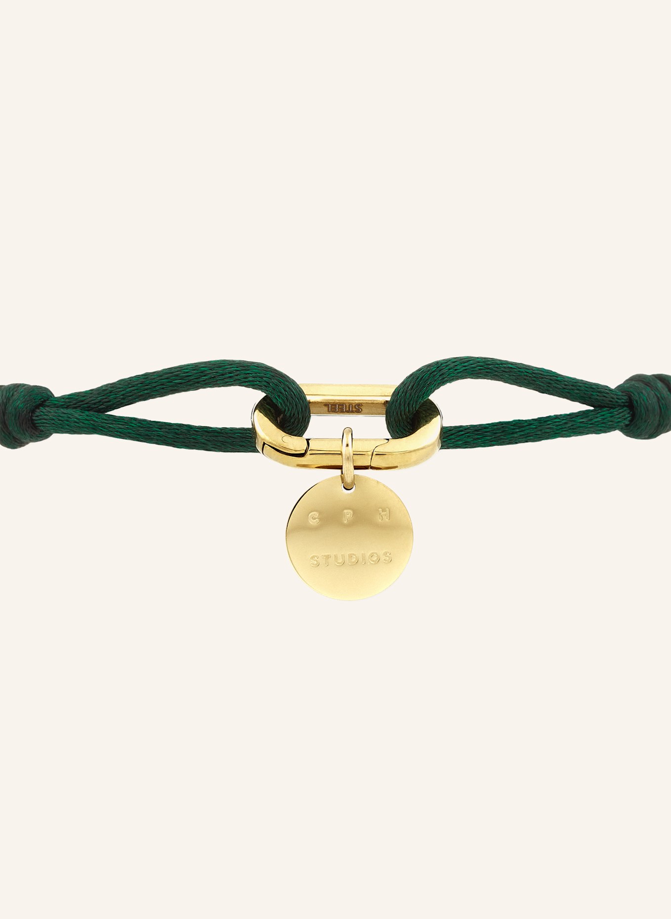 COPENHAGEN STUDIOS Armband  aus  Edelstahl: GRÜN