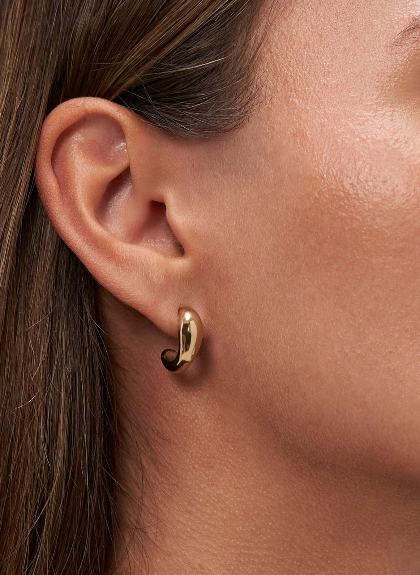 COPENHAGEN STUDIOS Ohrstecker  aus  Edelstahl: GOLD