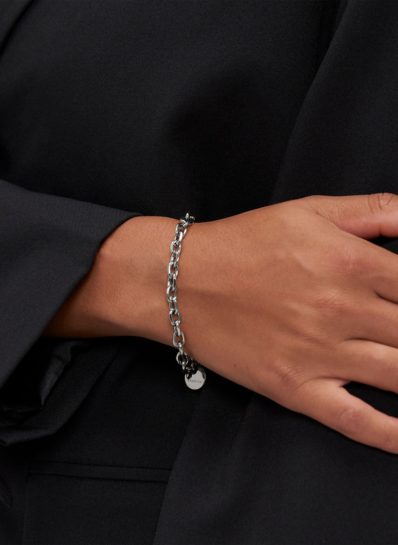 COPENHAGEN STUDIOS Armband  aus  Edelstahl: SILBER