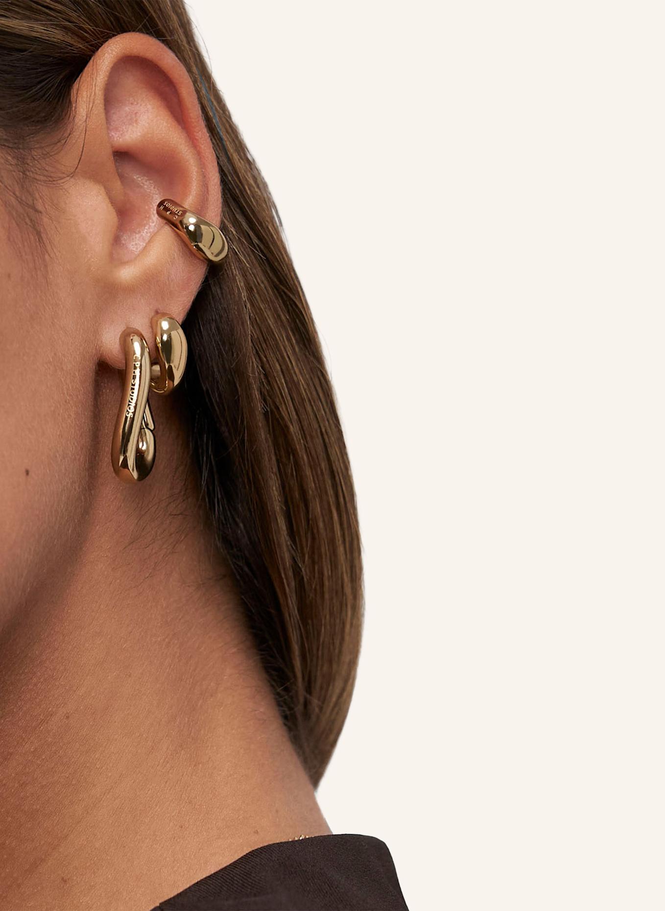 COPENHAGEN STUDIOS Ohrstecker  aus  Edelstahl: GOLD